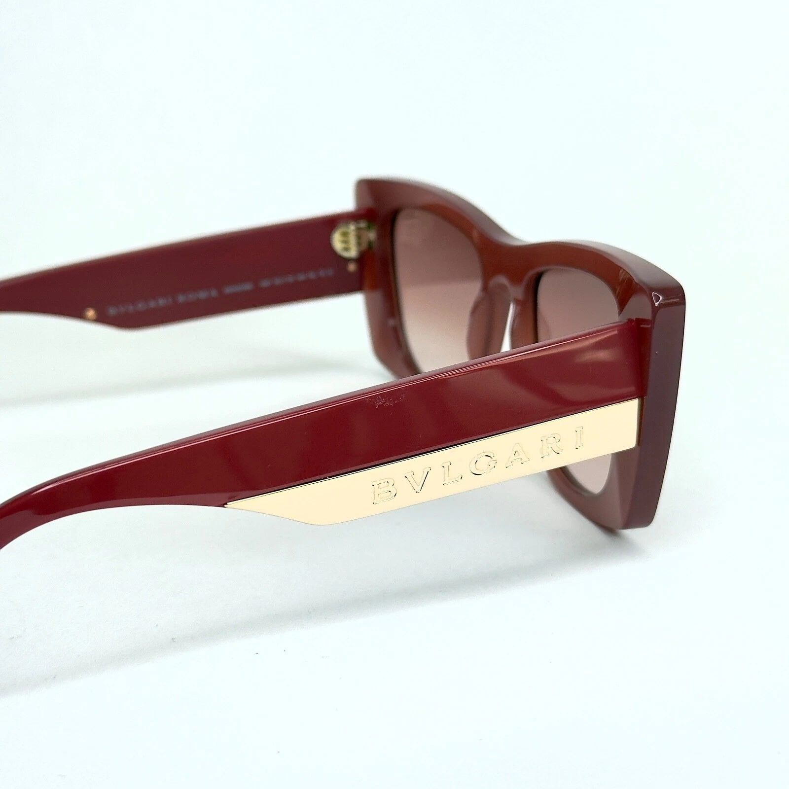 Bvlgari BVLGARI 40038 ROMA BV40038I Orange Brown Logo Sunglasses 44F Size ONE SIZE - 5 Thumbnail