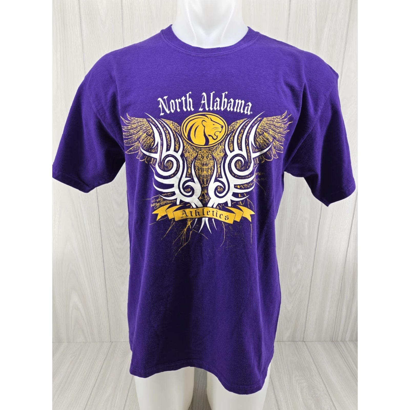 Vintage VINTAGE UNA University of North Alabama T-Shirt Adults L Purple OVB Size US L / EU 52-54 / 3 - 2 Thumbnail