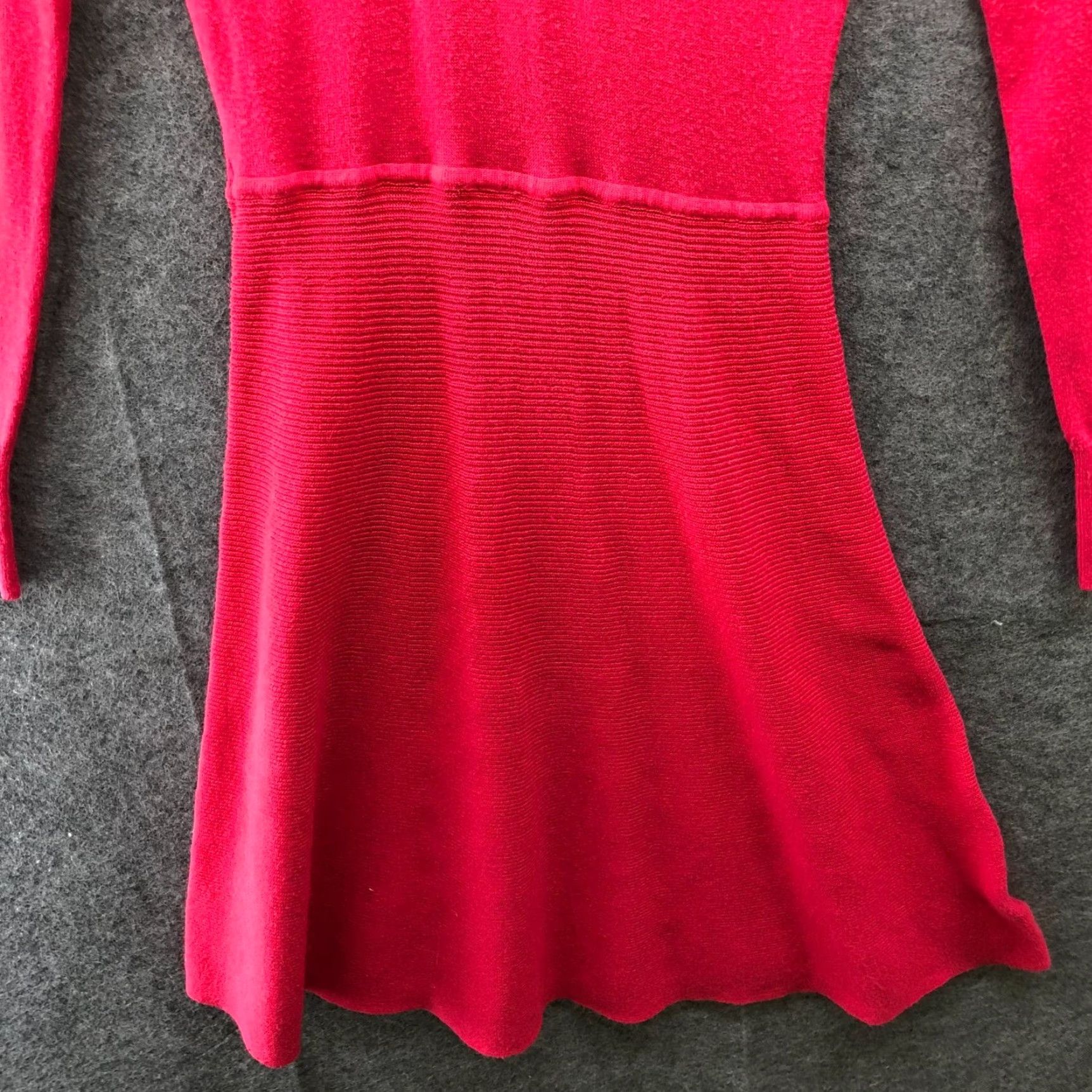 Vintage NWT Free Assembly Sweater Dress XS Pink Collared A-Line Fit & Flare Stretch Dress WomensXS Pink Collared A-Line Size XS / US 0-2 / IT 36-38 - 4 Thumbnail