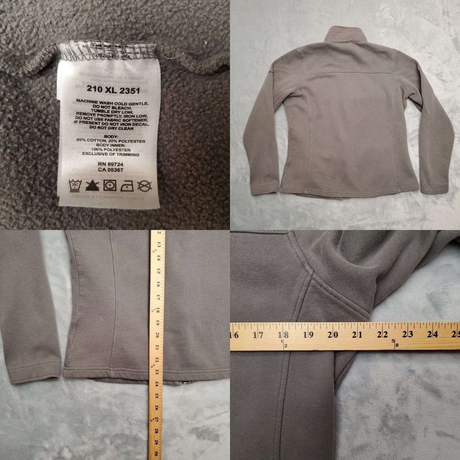 Vintage VINTAGE Columbia Jacket Womens L Gray Full Zip Fleece Casual Hike Camp outdoor Gorp Size L / US 10 / IT 46 - 8 Thumbnail