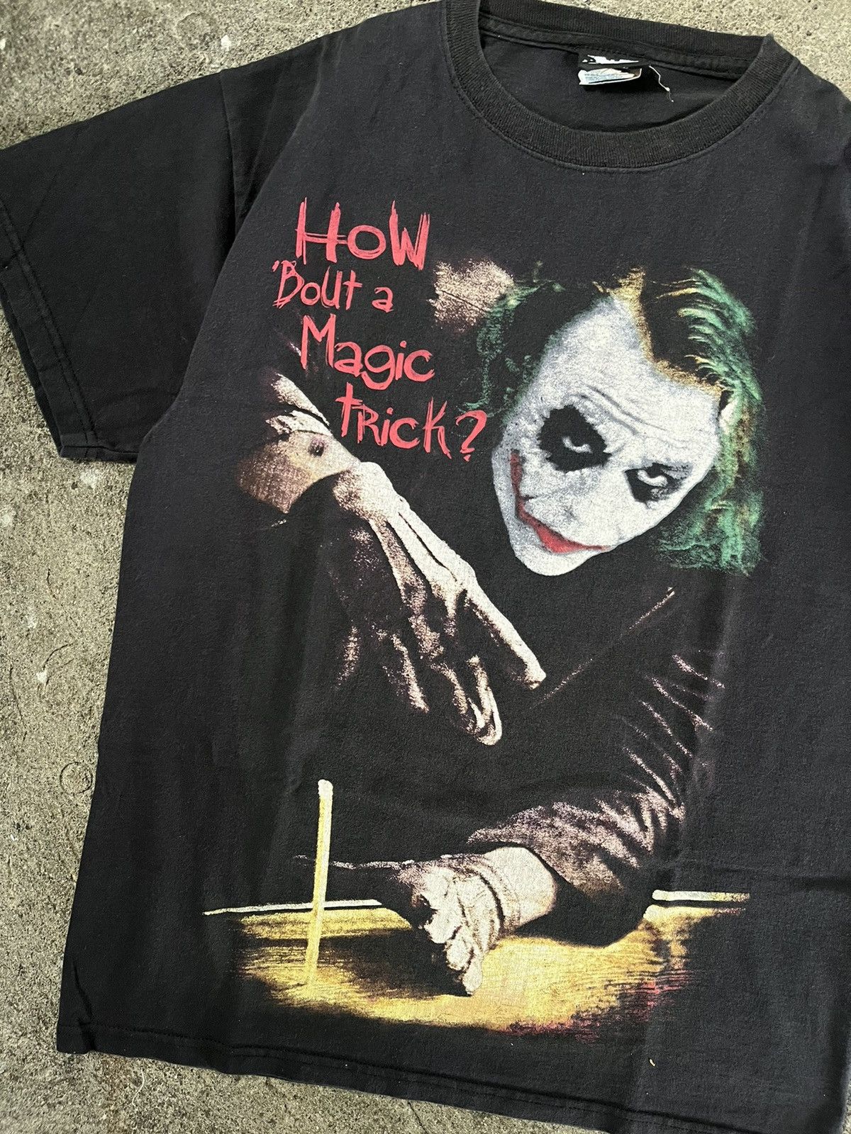 Vintage Rare VTG Dark Knight Joker Movie Promo Size US M / EU 48-50 / 2 - 2 Thumbnail