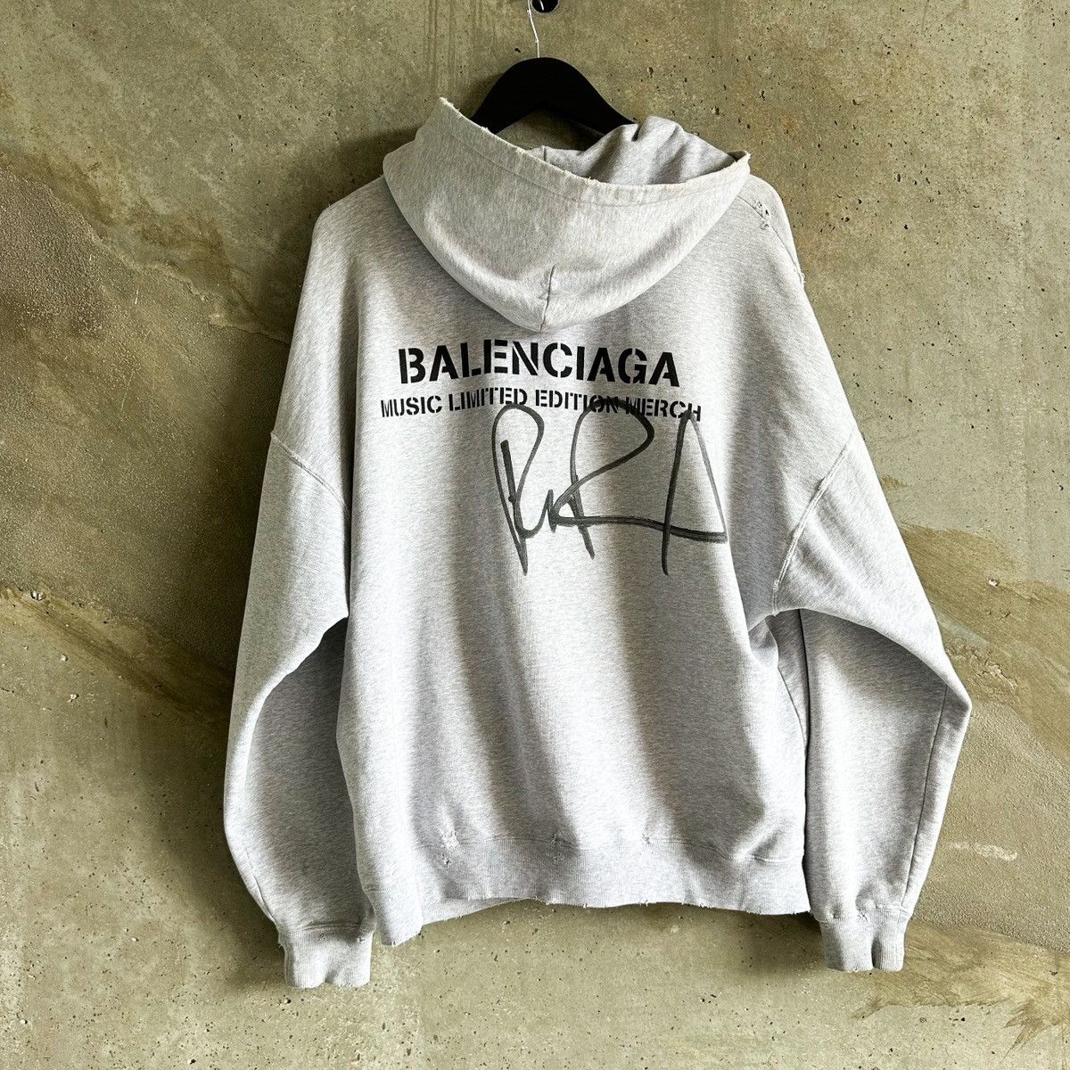 Balenciaga FW21 Limited Edition 123/200 RuPaul Music Zip Up Hoodie Size US L / EU 52-54 / 3 - 3 Thumbnail