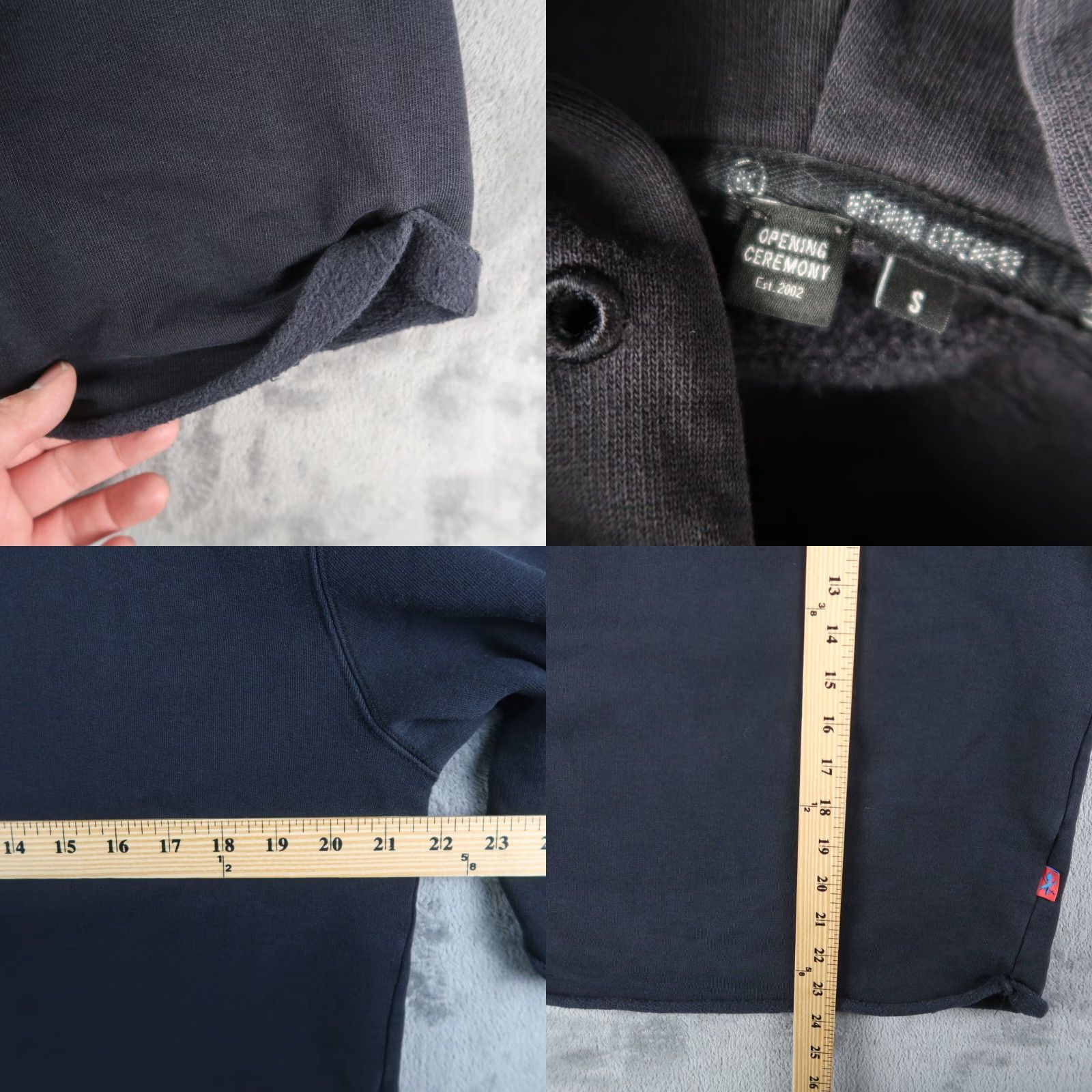 Opening Ceremony Opening Ceremony Hoodie Short Sleeve Black S Adults Unisex Size S / US 4 / IT 40 - 8 Thumbnail
