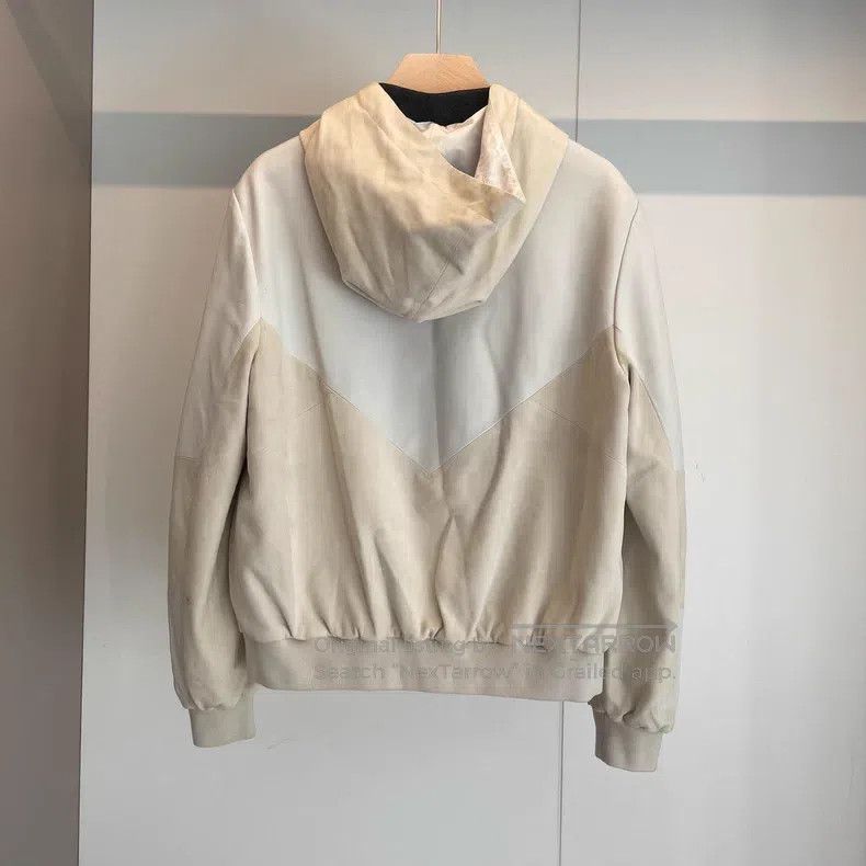 Brunello Cucinelli Brunello Cucinelli Beige and Beige White Color Blocked Hoo Size M / US 6-8 / IT 42-44 - 2 Thumbnail