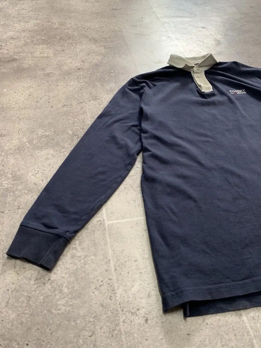 Tommy Hilfiger × Vintage Vintage Tommy Hilfiger longsleeve Polo faded Y2K Sk8 Size US S / EU 44-46 / 1 - 7 Thumbnail