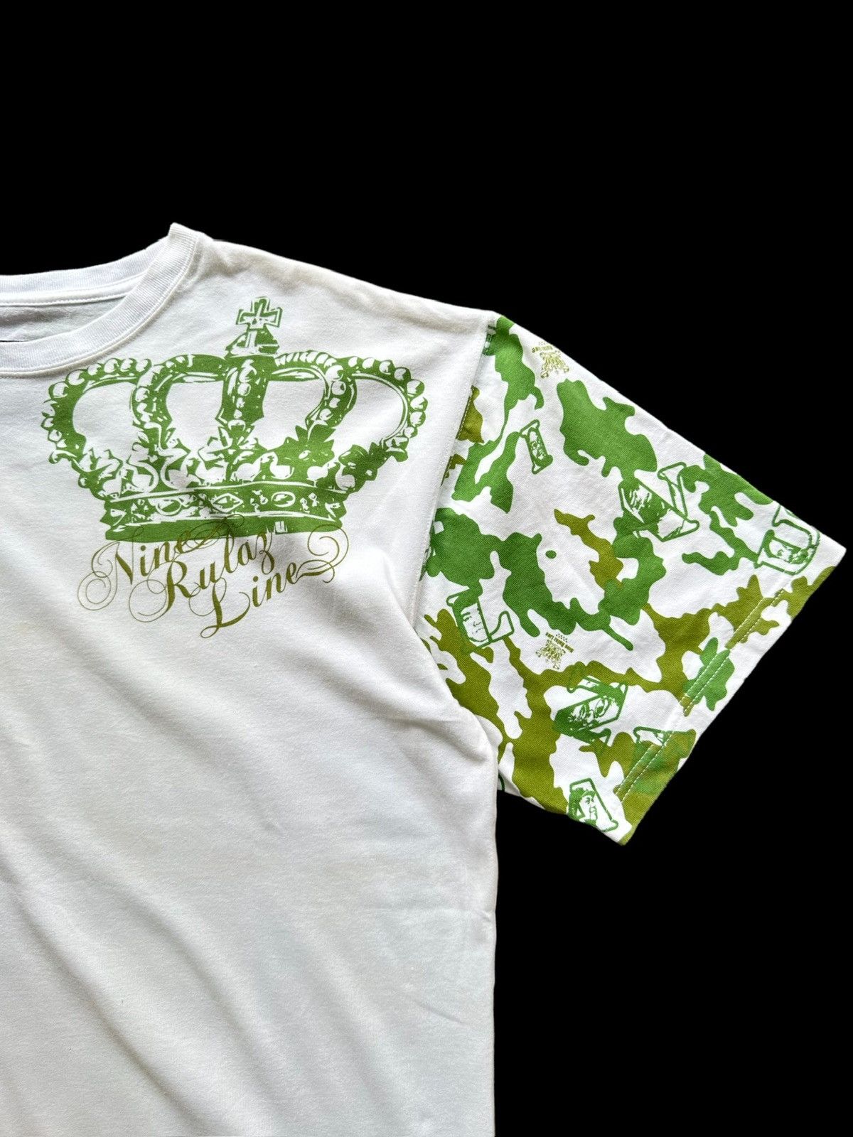image of Vintage 2000S Nine Rulaz Line Japanese Streetwear Archive in White, Men's (Size Large)