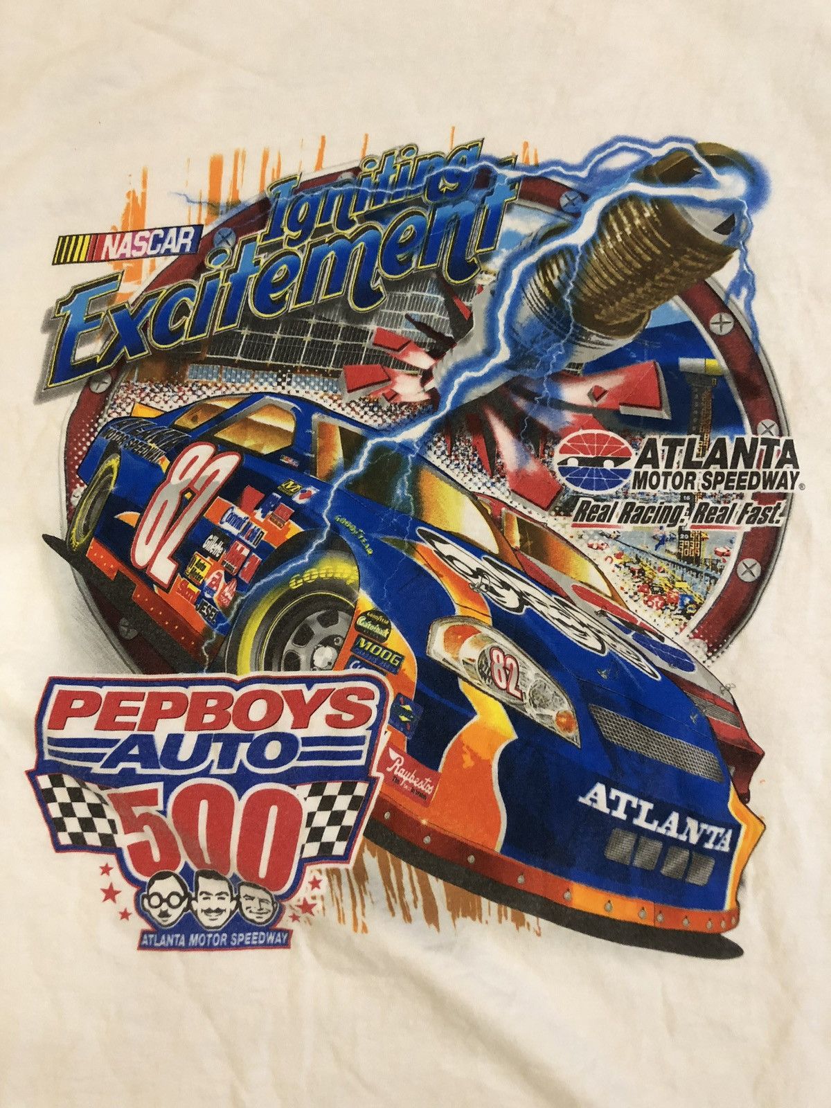NASCAR 2007 Pepboys Auto 500 Racing Atlanta Nascar Tee Size US XXL / EU 58 / 5 - 2 Thumbnail