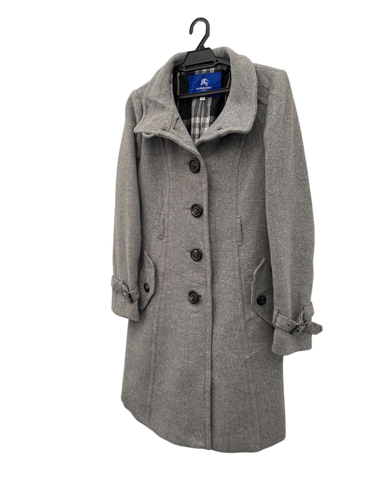 Burberry × Burberry Prorsum BURBERRY LONDON BLUE LABEL WOOL LONG JACKET Size S / US 4 / IT 40 - 3 Thumbnail