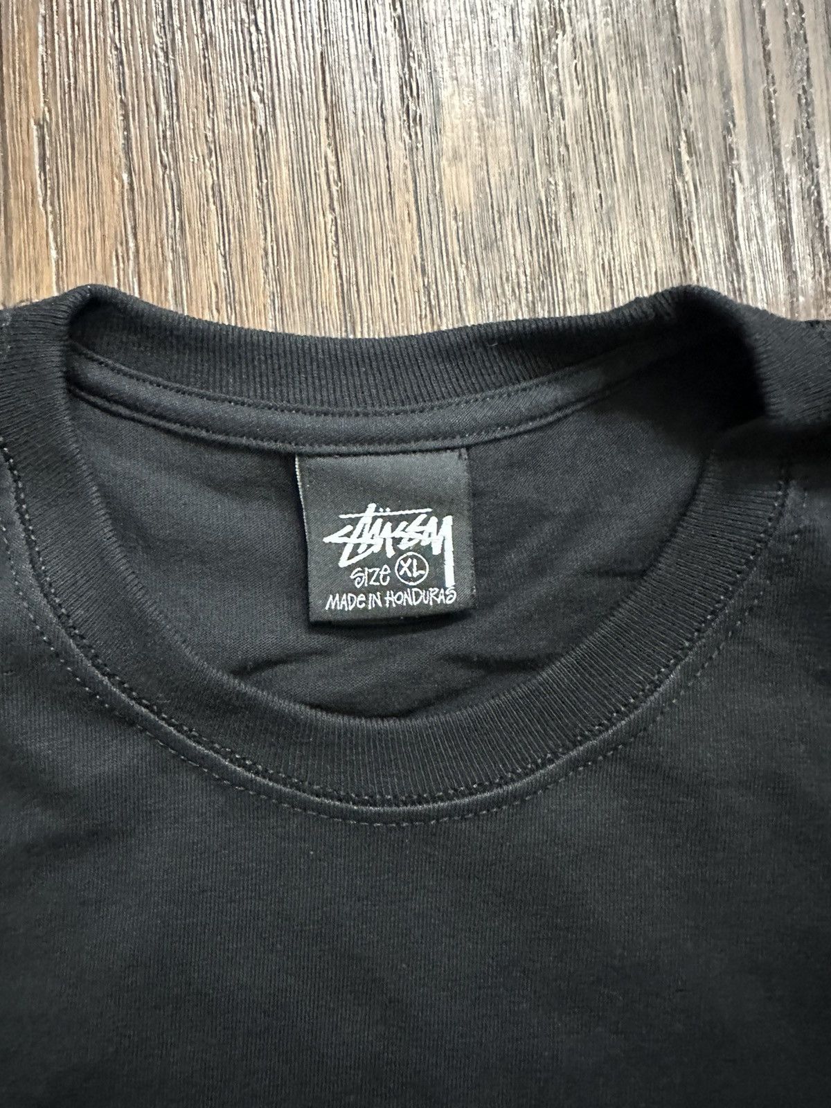 Stussy Black Stussy Distorted Tee Size US XL / EU 56 / 4 - 3 Thumbnail