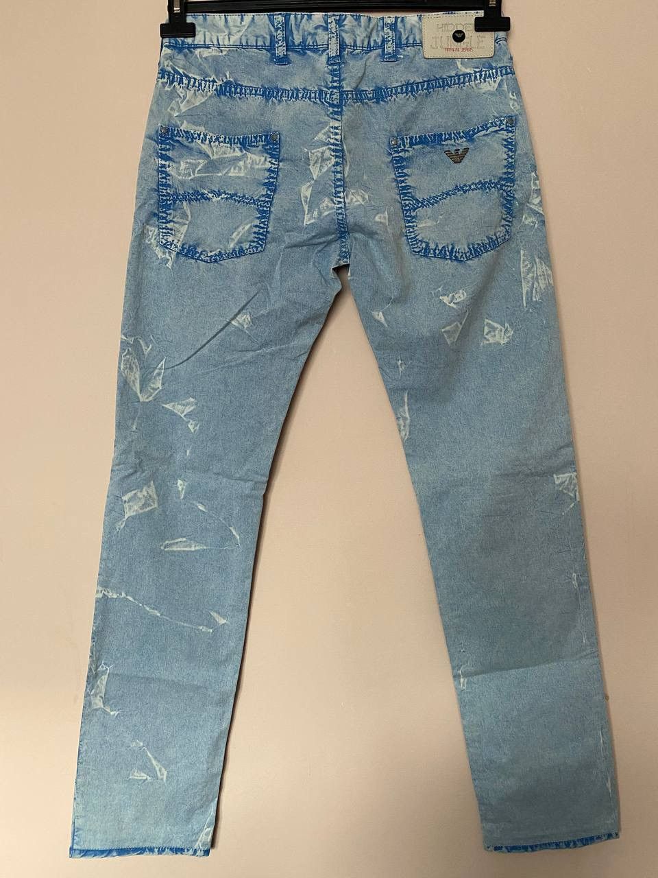 Armani × Vintage 💙 Vintage 90s Armani Jeans Metal Logo Denim Jeans Y2K Style Size 32" / US 10 / IT 46 - 1 Thumbnail