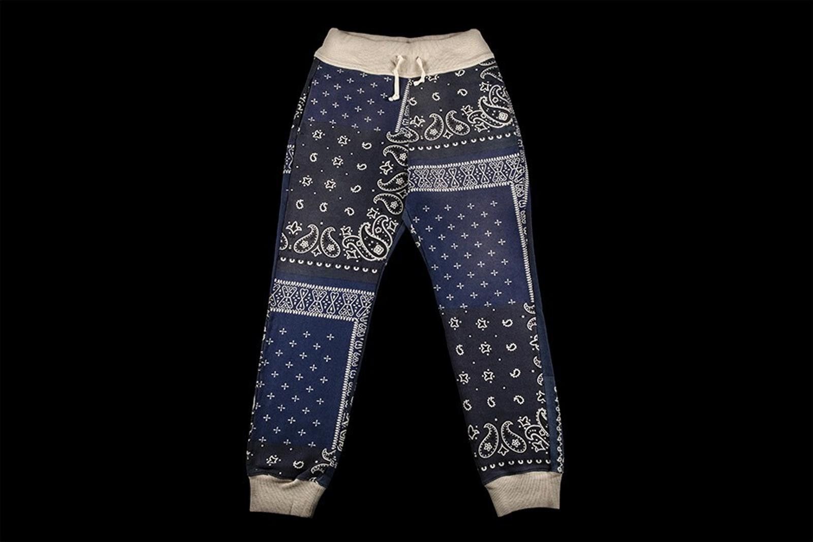 Kapital Kapital Bandana Patchwork Sweatpant Navy Size 4 Size US 36 / EU 52 - 2 Thumbnail