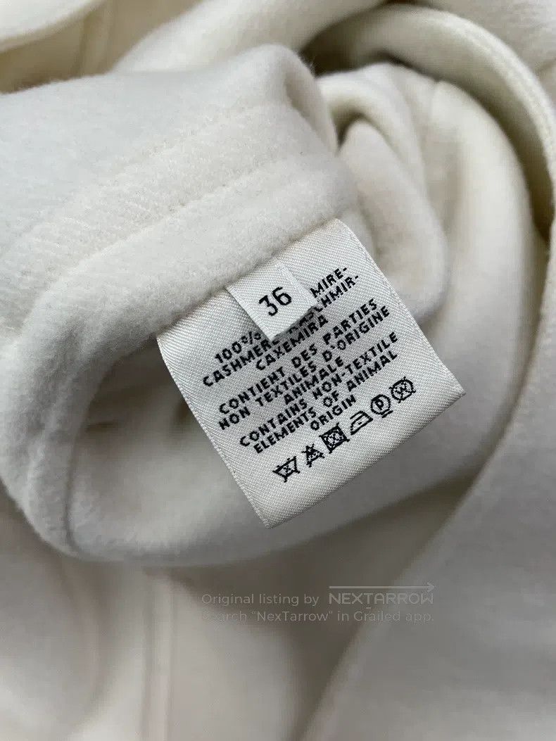 Hermes Hermes White Cashmere Coat Size XS / US 0-2 / IT 36-38 - 4 Thumbnail