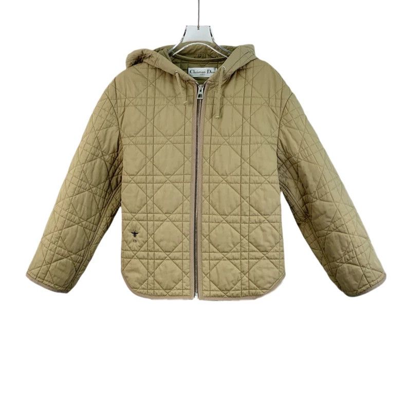 Dior Christian Dior Quilted Cotton Hooded Jacket - dmc Size US S / EU 44-46 / 1 - 1 Thumbnail