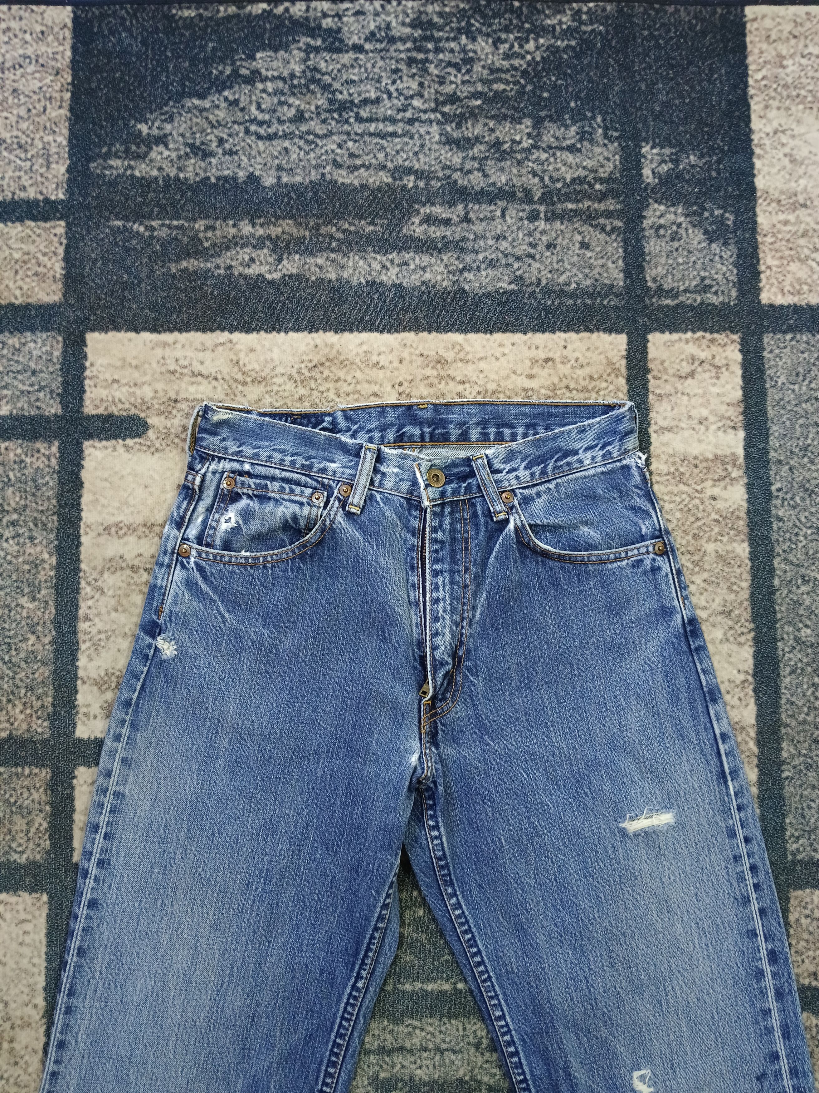 Levi's Vintage Clothing VINTAGE 90s LEVIS 503 SELVEDGE DENIM PANTS Size US 28 / EU 44 - 3 Thumbnail