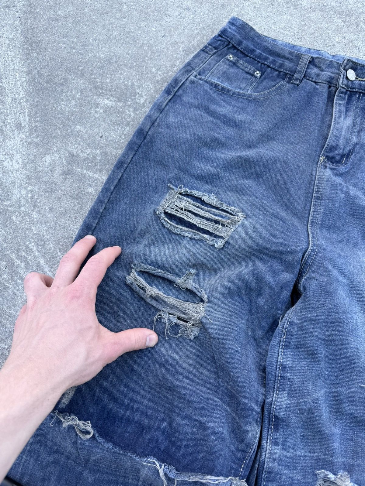 Other Vintage Y2K avantgarde streetwear opium wide swag jeans Size US 34 / EU 50 - 10 Thumbnail