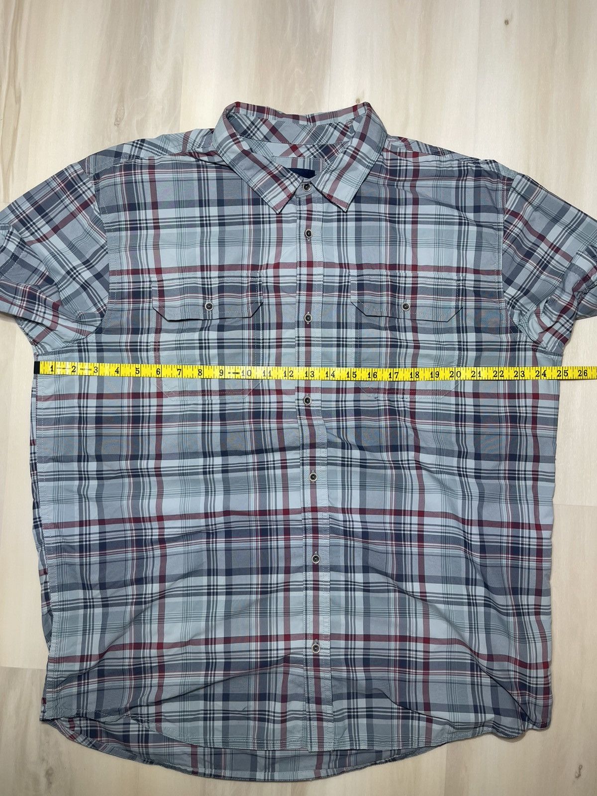 Prana Prana Button Up Shirt Short Sleeve Men’s Sz XL Multi color Size US XL / EU 56 / 4 - 6 Thumbnail