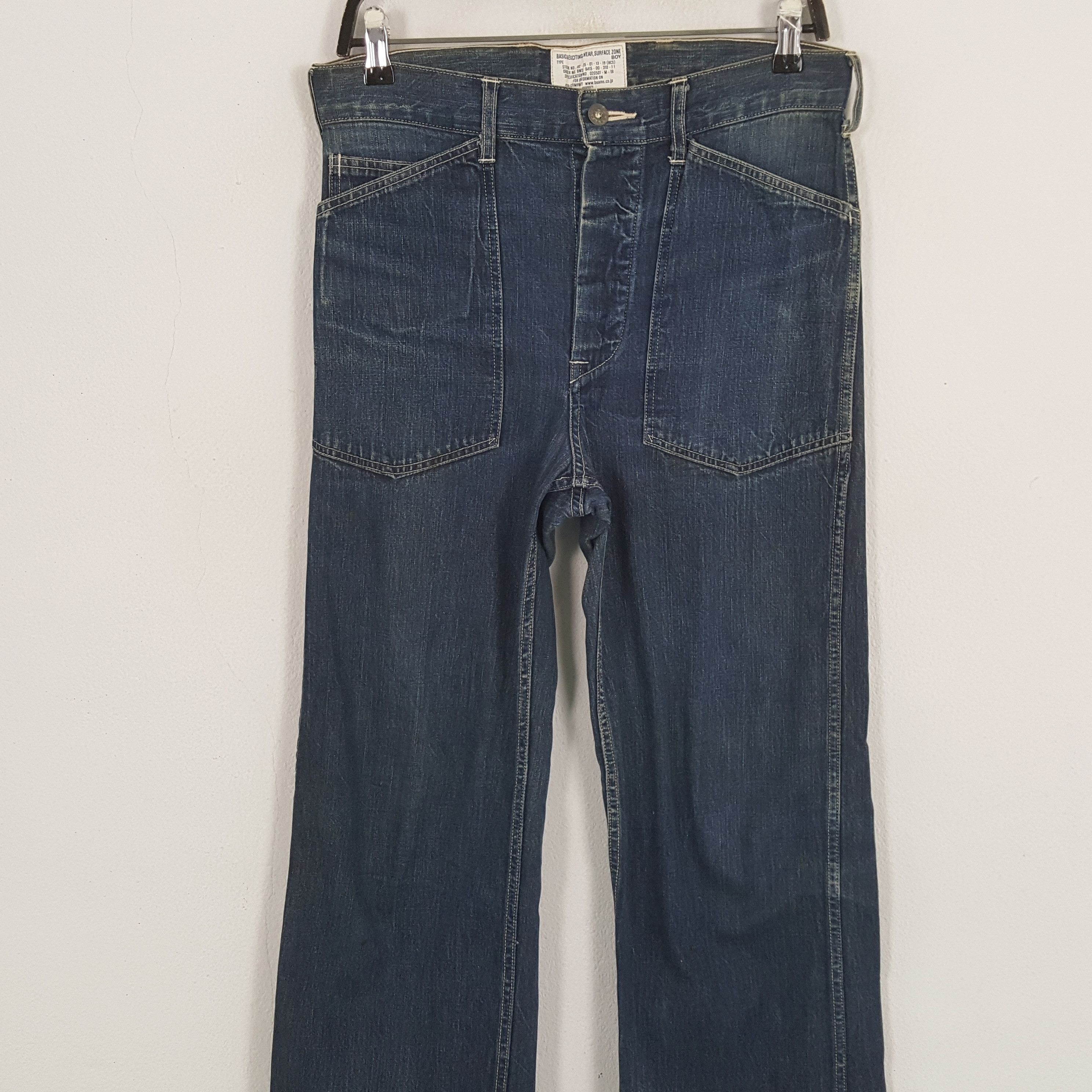 Vintage BEAMS BOY Streetwear Style Jeans Size US 32 / EU 48 - 2 Thumbnail