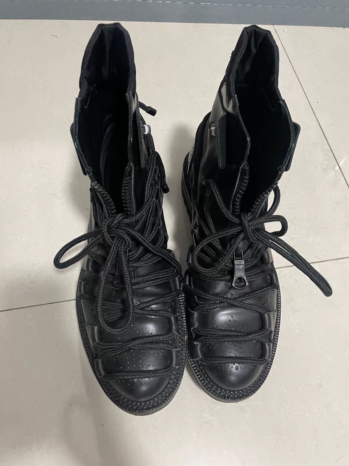 Dsquared2 Dsquared2 Punk Style Lace-Up Boots Size US 11 / EU 44 - 1 Thumbnail