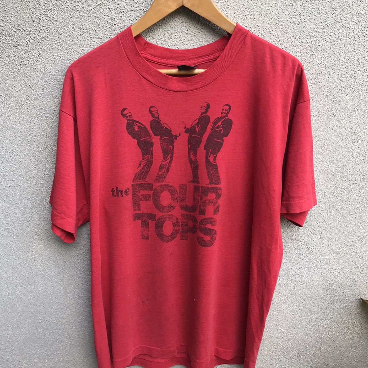 Band Tees Vintage 90s THE FOUR TOPS soul pop band tee Size US XL / EU 56 / 4 - 2 Thumbnail