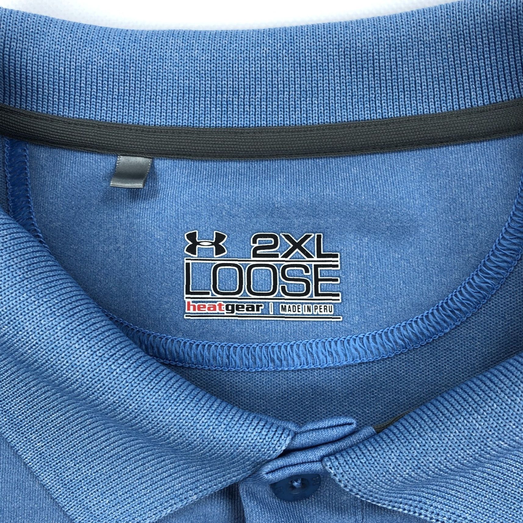 Under Armour Under Armour Men's 2XL Loose Fit HeatGear Polo Shirt Blue Short Sleeve Golf Gym Training Casual Performance Fabric Moisture Wicking Size US XXL / EU 58 / 5 - 5 Thumbnail