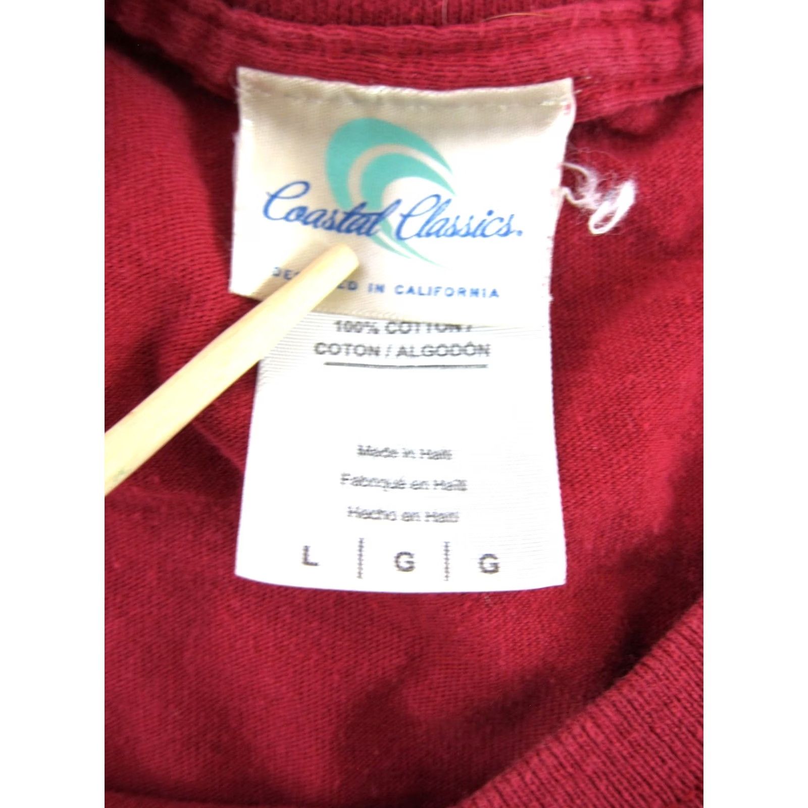 Vintage VINTAGE Coastal Classics Shirt Men Large Red Octopus 80s 90s Poipu Kauai Hawaii T-Shirt Size US L / EU 52-54 / 3 - 4 Thumbnail
