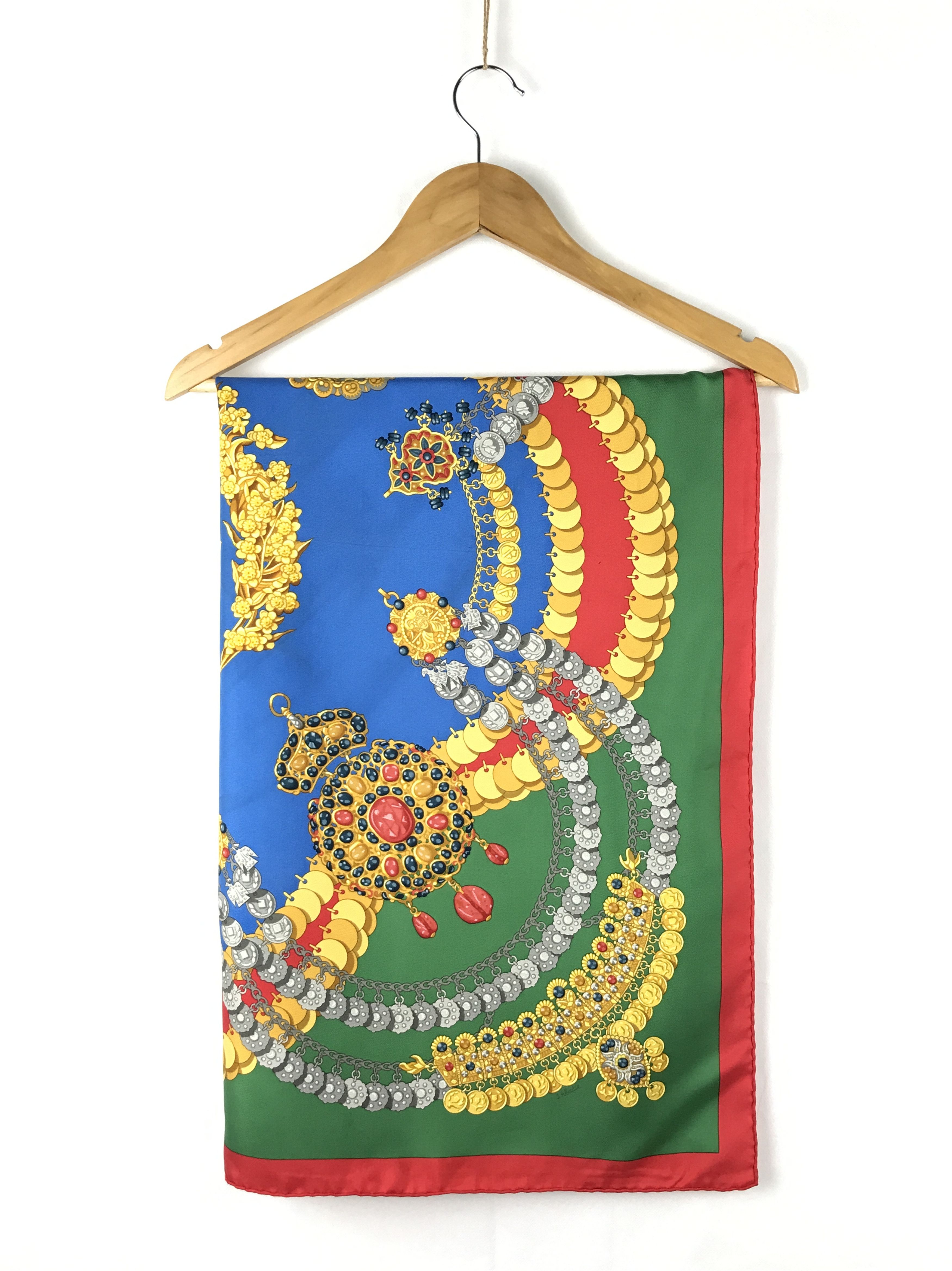 Hermes × Vintage Vintage Hermes Silk Scarf With Box Size ONE SIZE - 3 Thumbnail