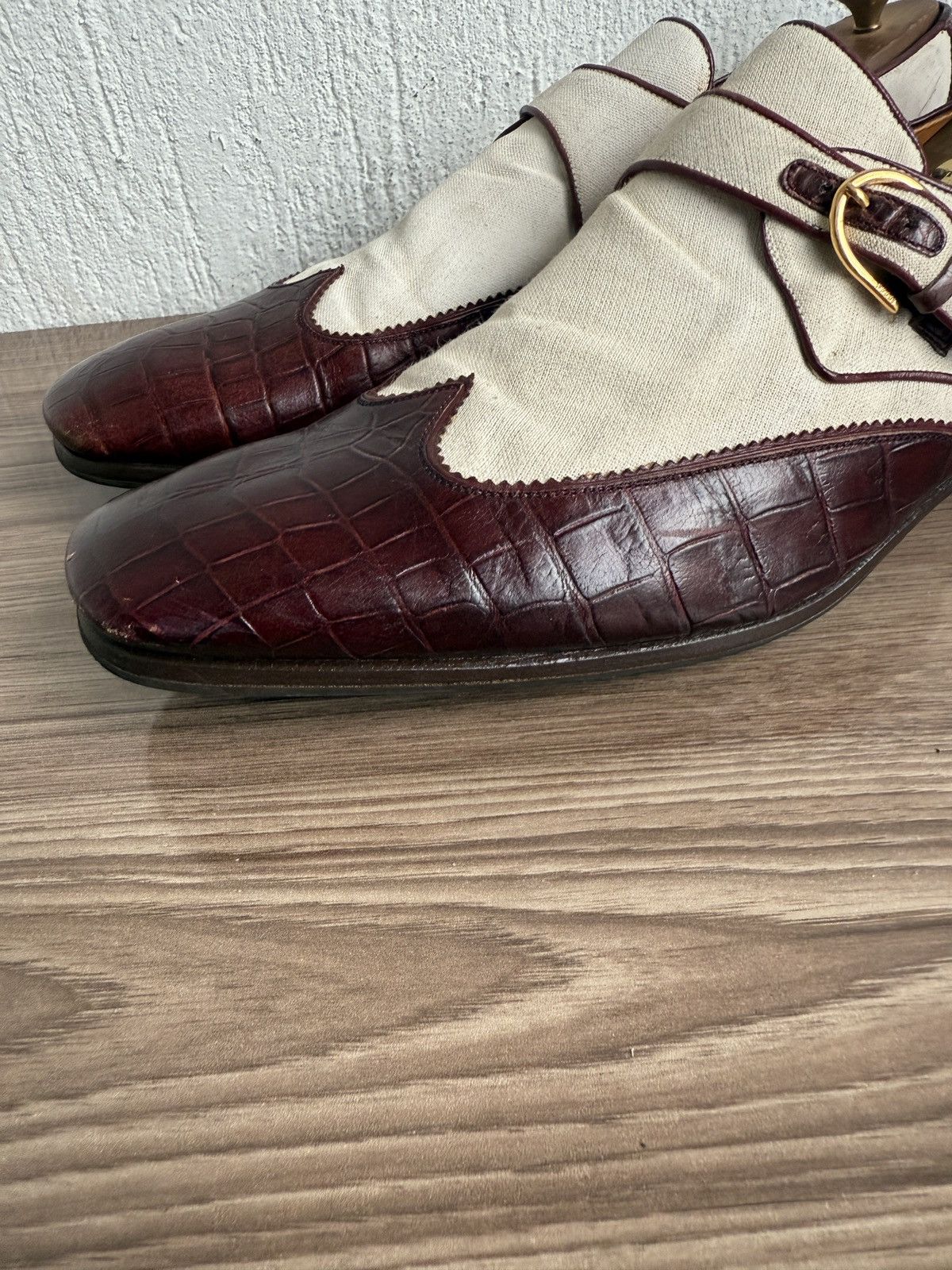 Gucci Exotic crocodile spectator by Tom ford Size US 11 / EU 44 - 3 Thumbnail