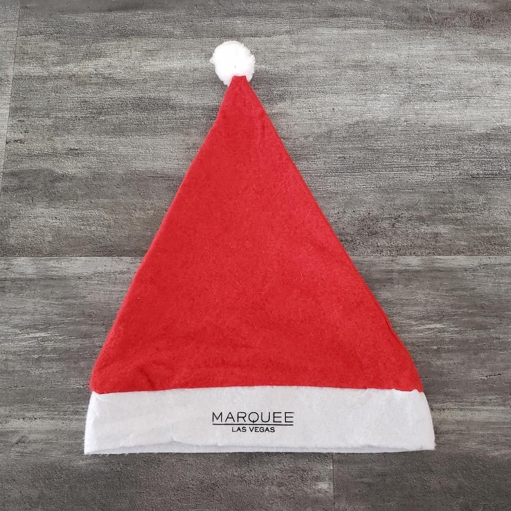 Designer Red White Marquee Xmas Santa Head Piece Size ONE SIZE - 2 Thumbnail