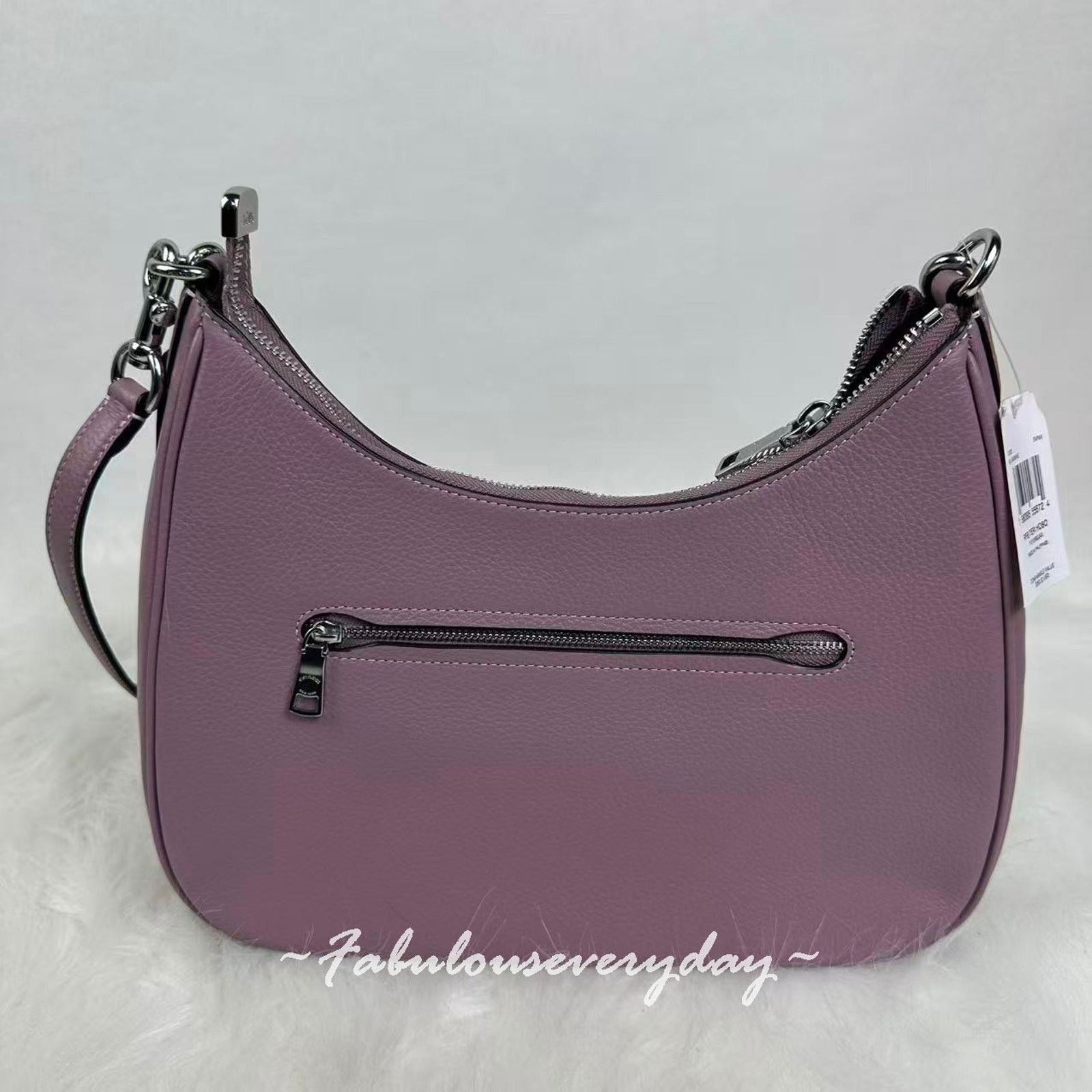 Coach Coach Teri Hobo Shoulder/Crossbody Leather/Silver/Jasmine Size ONE SIZE - 3 Thumbnail