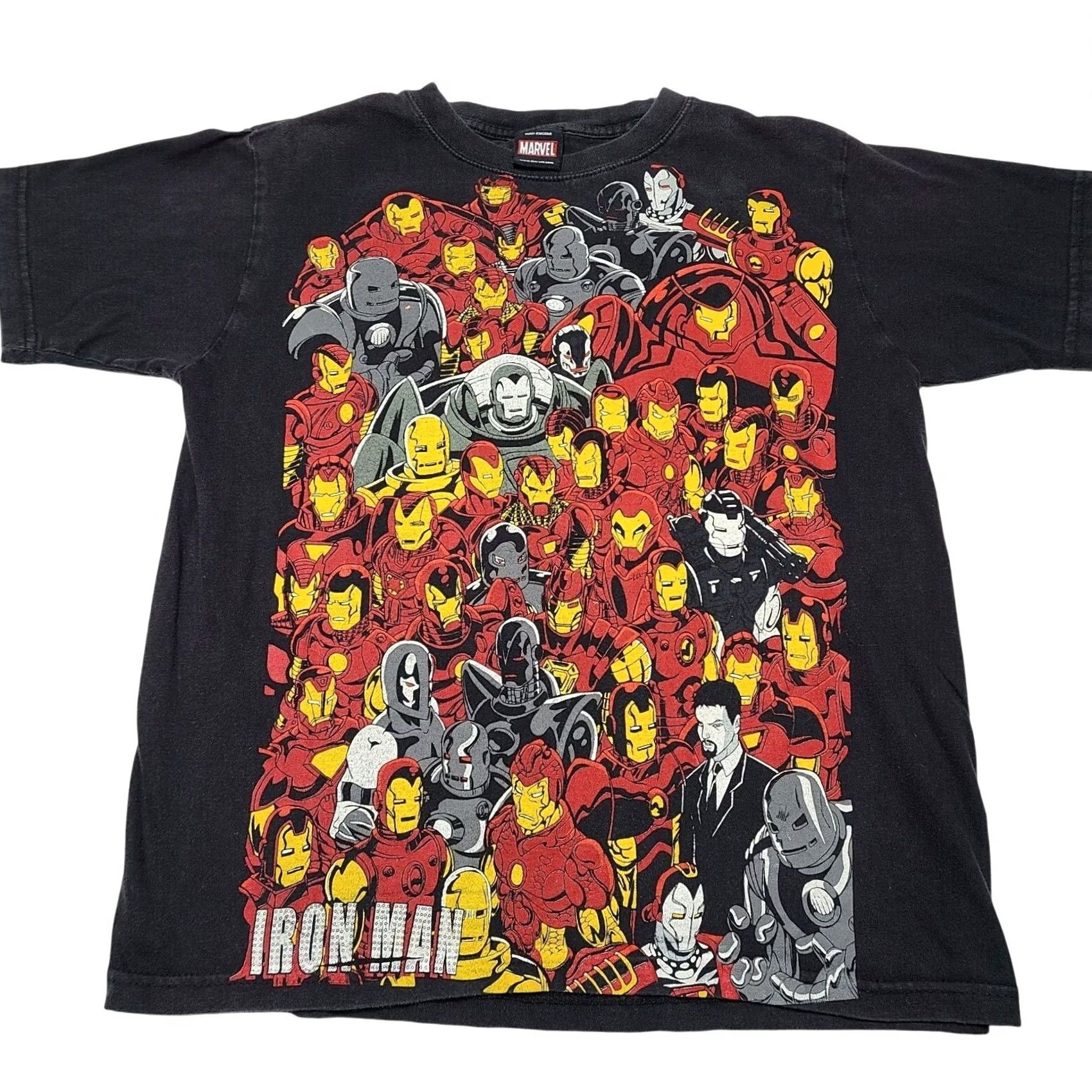 Mad Engine VINTAGE Mad Engine Iron Man Shirt Mens S Black Marvel Comics Tony Stark Y2K Size US S / EU 44-46 / 1 - 2 Thumbnail
