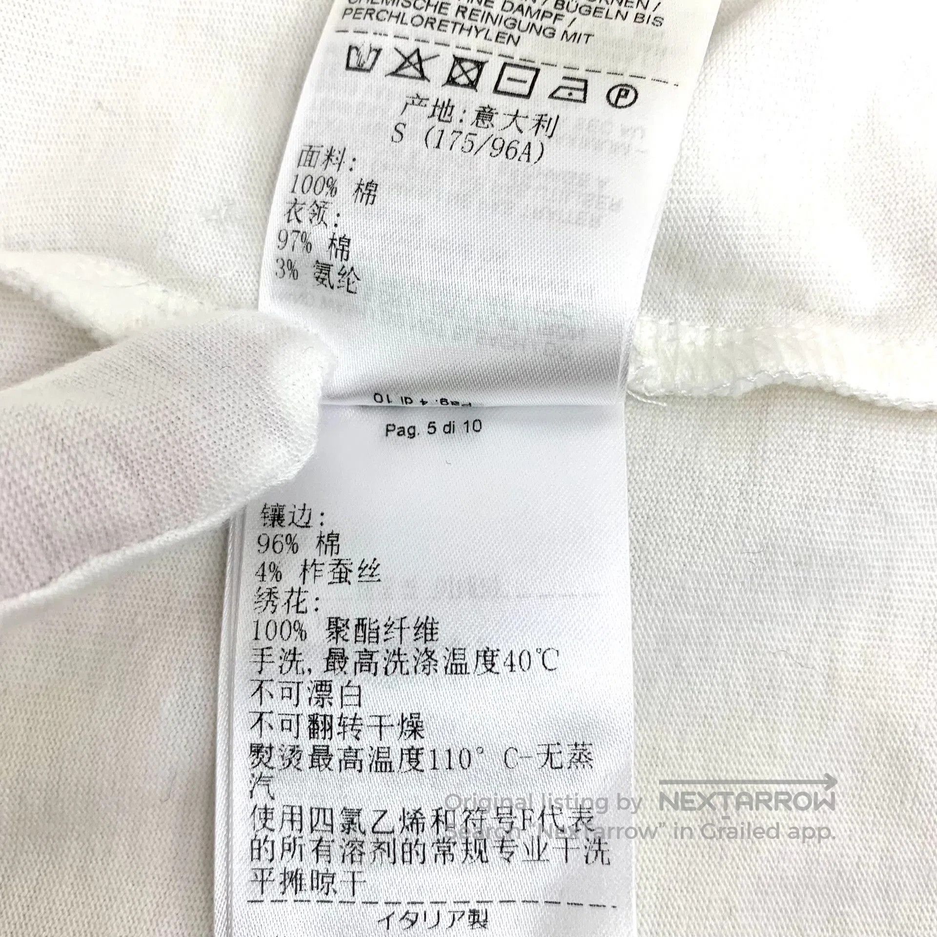 Bottega Veneta Bottega Veneta White Logo Embroidered T-Shirt. Size US S / EU 44-46 / 1 - 8 Thumbnail