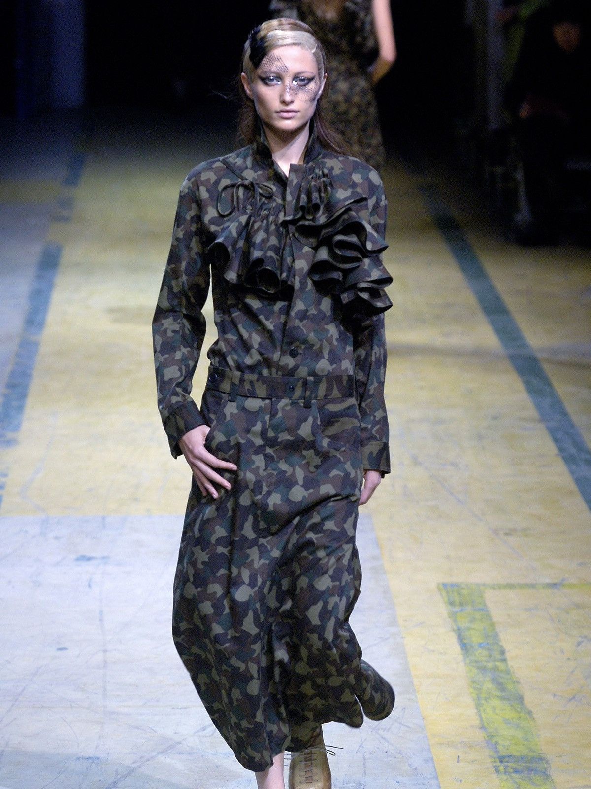 Yohji Yamamoto S/S 08 YYPF Camo Skirt Size 27" / US 4 / IT 40 - 1 Thumbnail