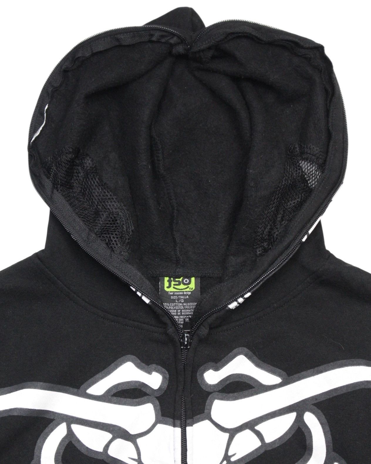 Hysteric Glamour 2000S FSD FOUR SEASONS DESIGN DEATH VISION FULL-ZIP HOODIE Size US L / EU 52-54 / 3 - 5 Thumbnail