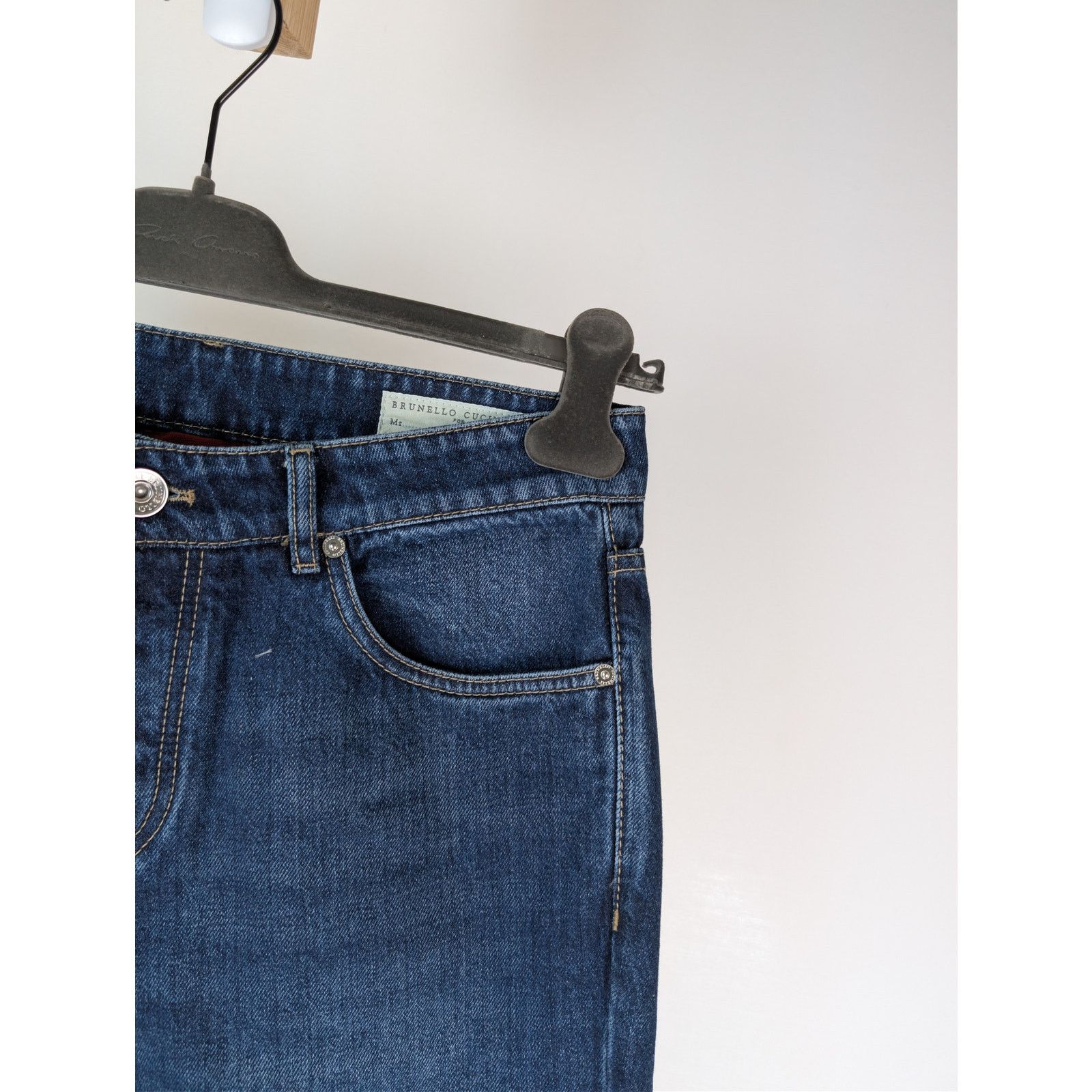 Brunello Cucinelli o1rshd1 Denim Jeans in Blue Size US 32 / EU 48 - 4 Thumbnail