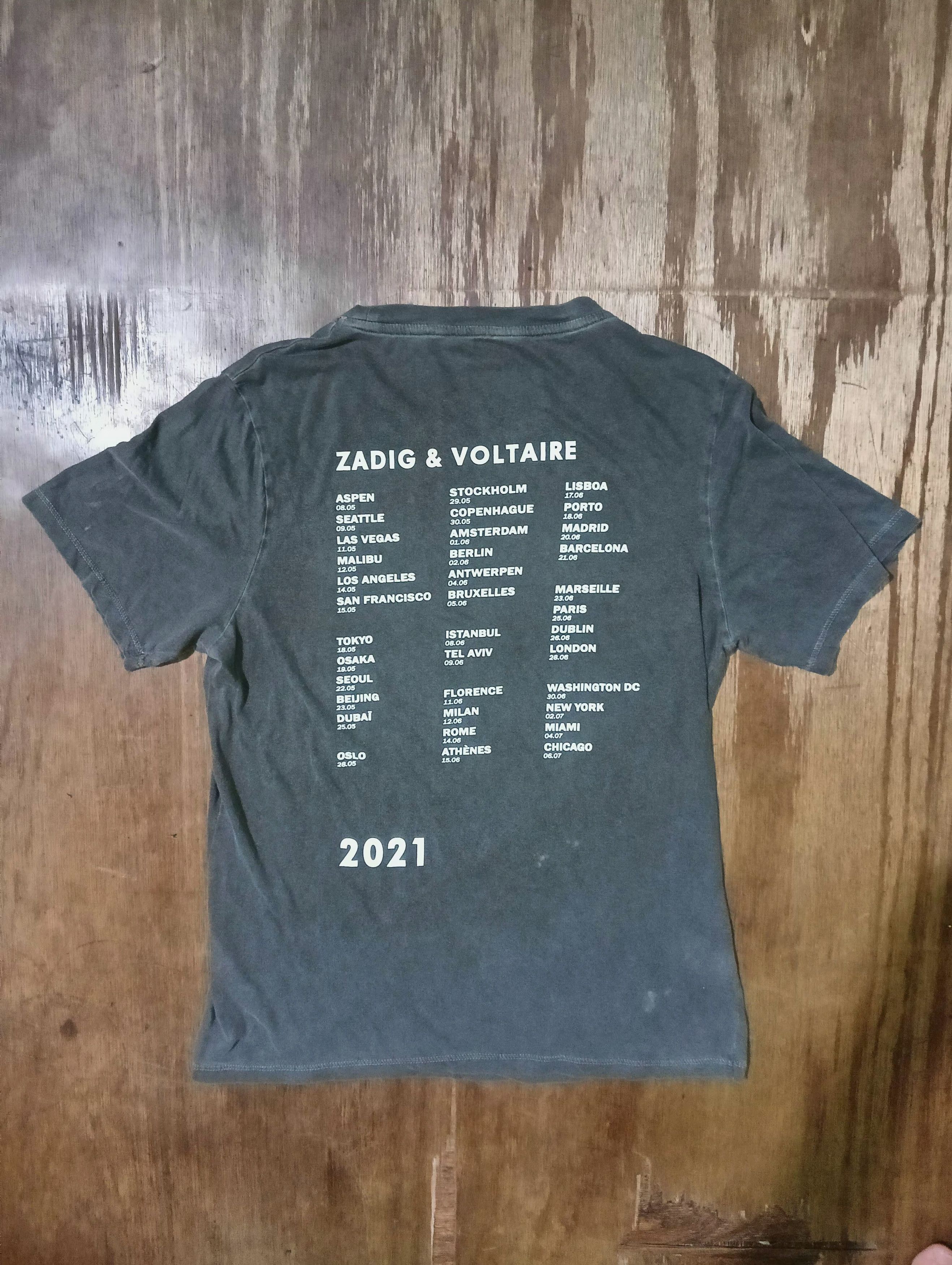 Zadig & Voltaire Zadig & Voltaire Fall/Winter Skull Print Tee Size US L / EU 52-54 / 3 - 2 Thumbnail