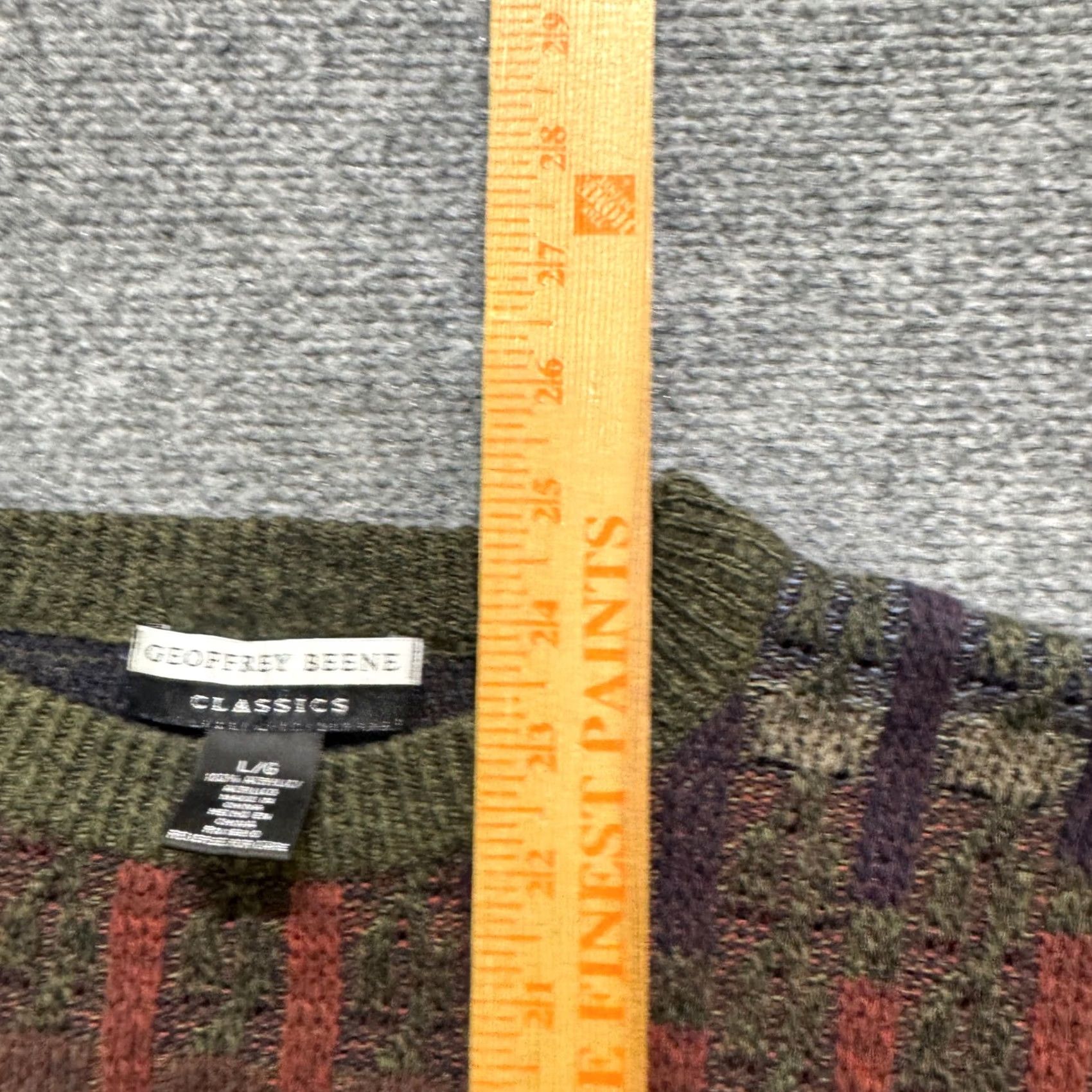 Coogi VINTAGE Geoffrey Beene Knitted Sweater Mens L Patterned Y2K Coogi Style 90s Sweater Mens L Patterned Y2K Coogi Style 90s Size US L / EU 52-54 / 3 - 5 Thumbnail