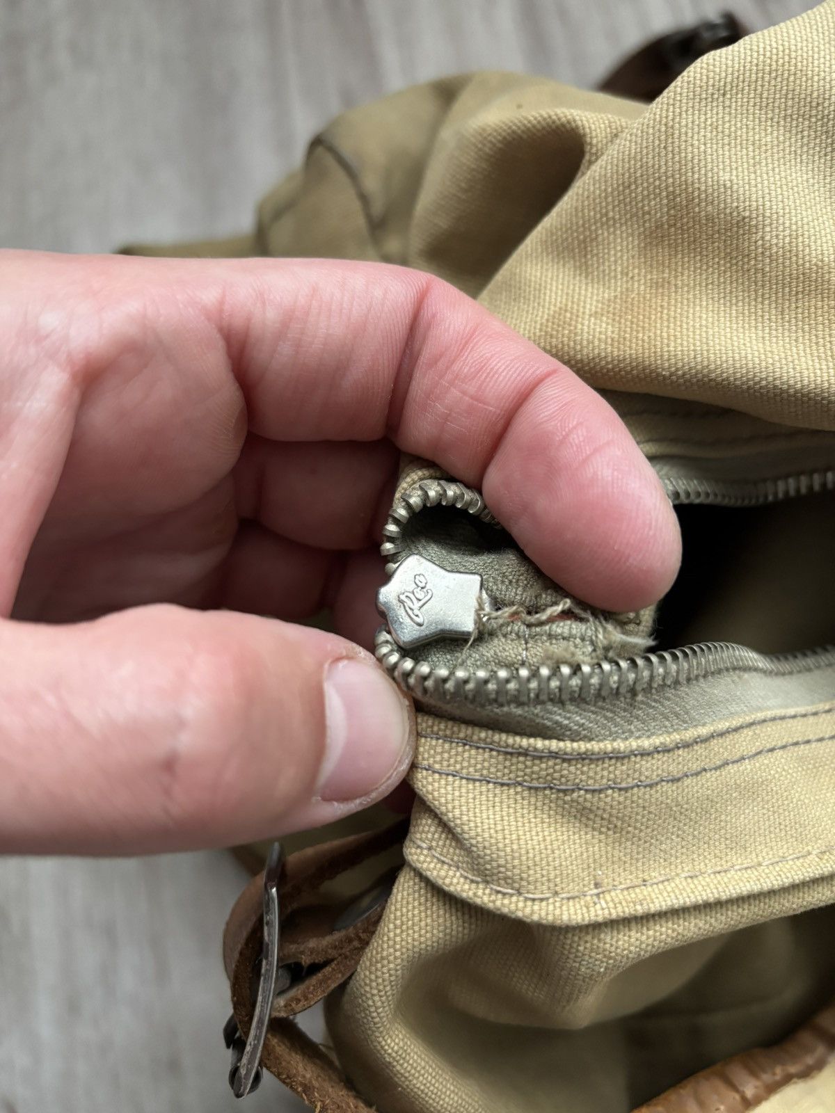 Other Vintage German Canvas & Leather Small Daypack 1950s–1970s Size ONE SIZE - 17 Thumbnail