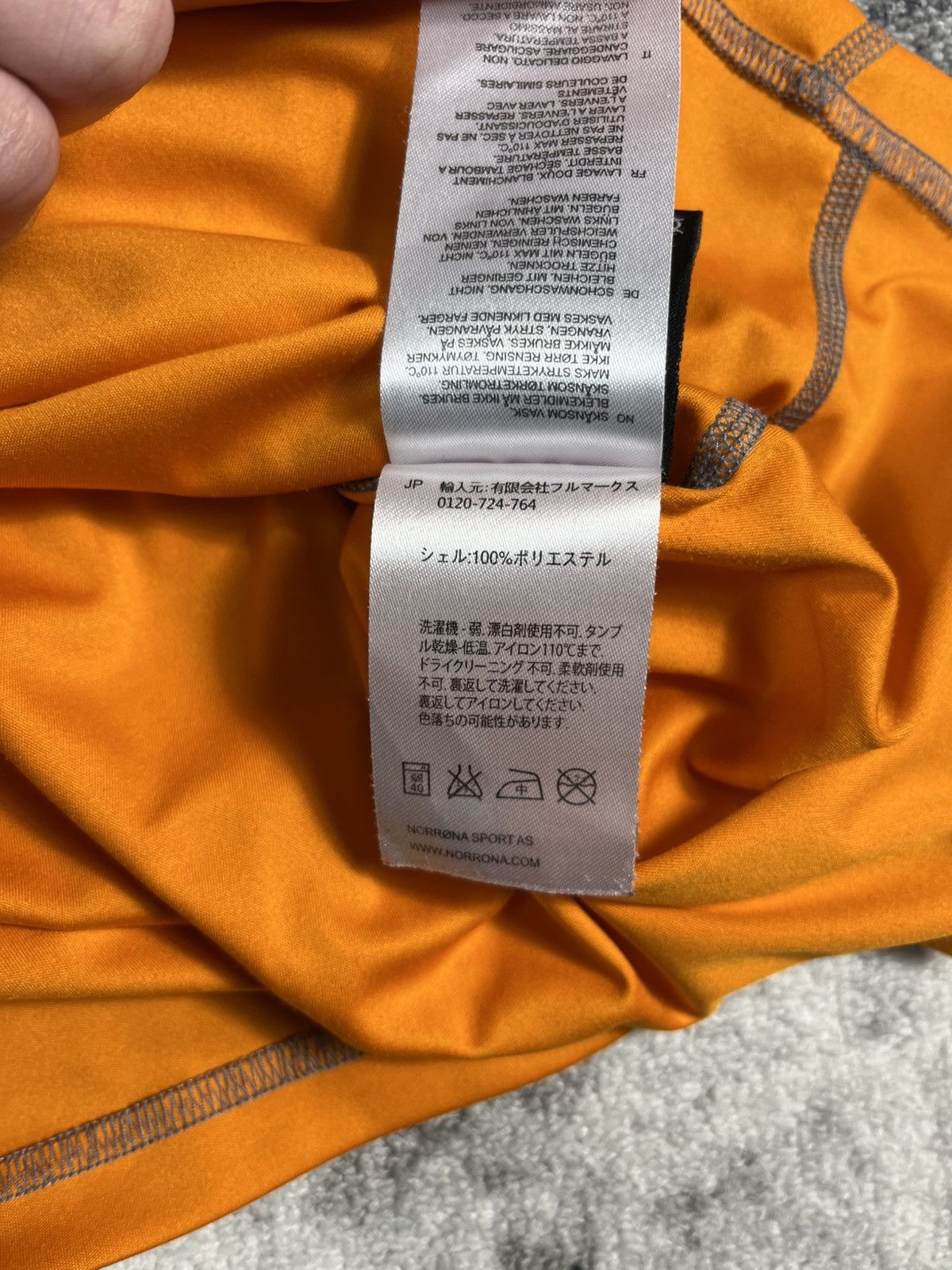 Norrona Norrøna Tech Long Sleeve Shirt Orange Outdoor Size US M / EU 48-50 / 2 - 9 Thumbnail