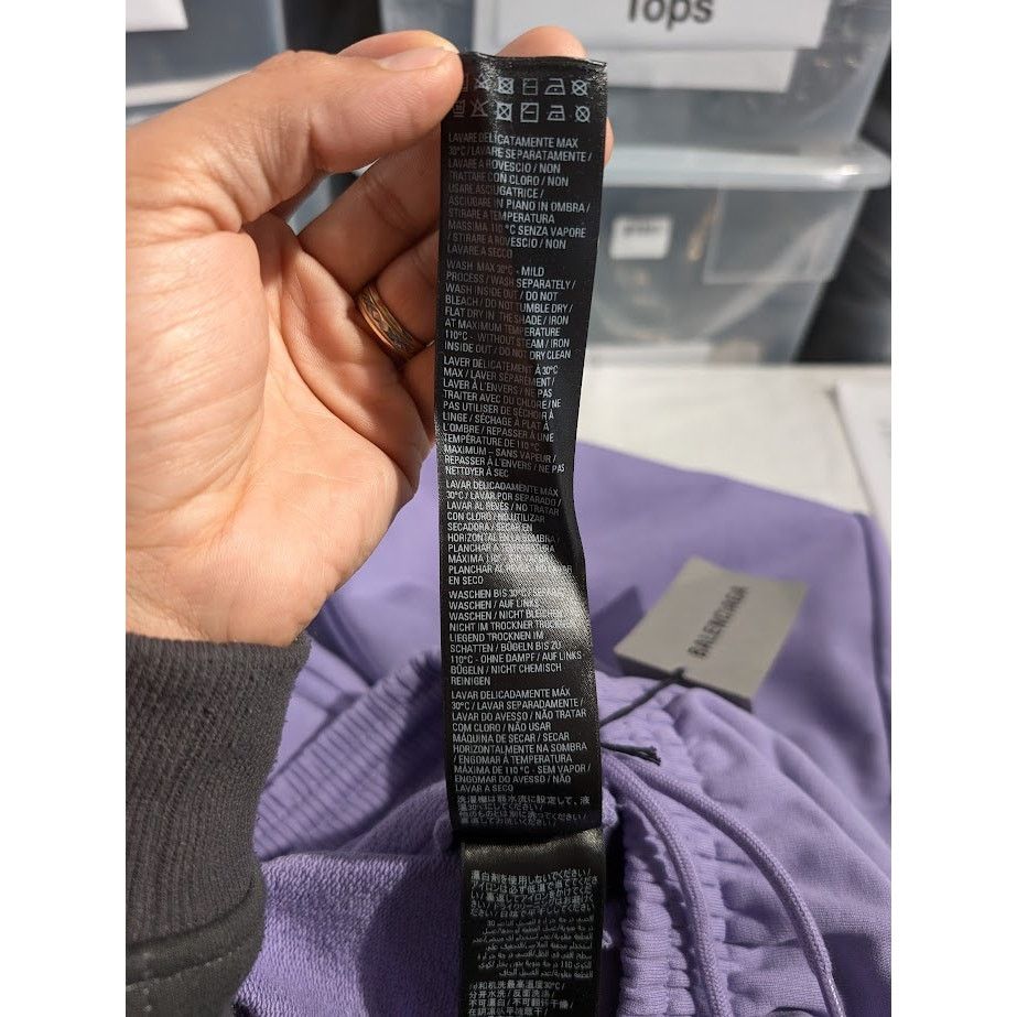 Balenciaga o1rshd1 Sweatpants & Joggers in Purple Size US 30 / EU 46 - 18 Thumbnail