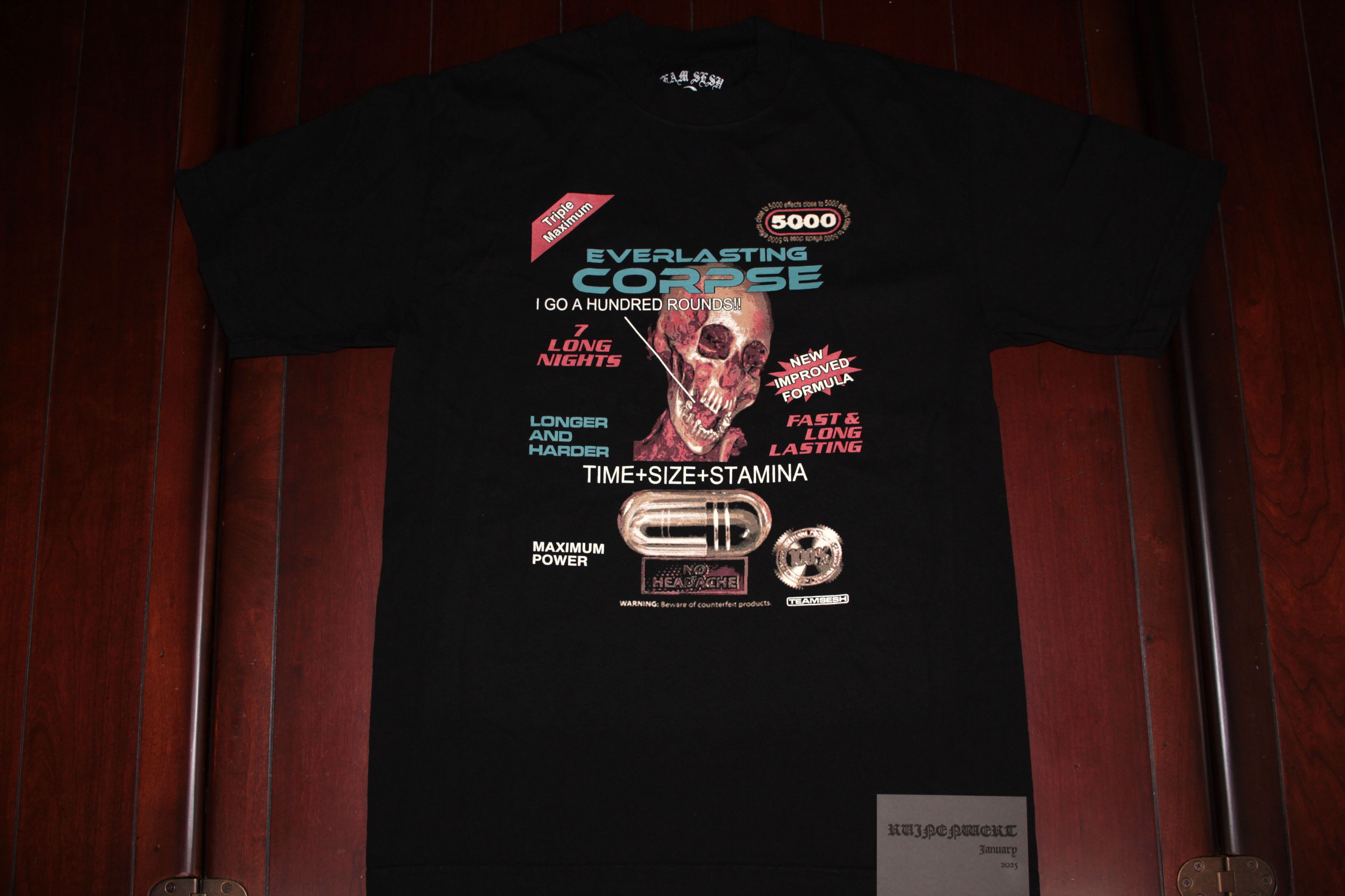 Bones × TeamSESH TeamSESH "EVERLASTING CORPSE" T-Shirt Size US S / EU 44-46 / 1 - 7 Thumbnail