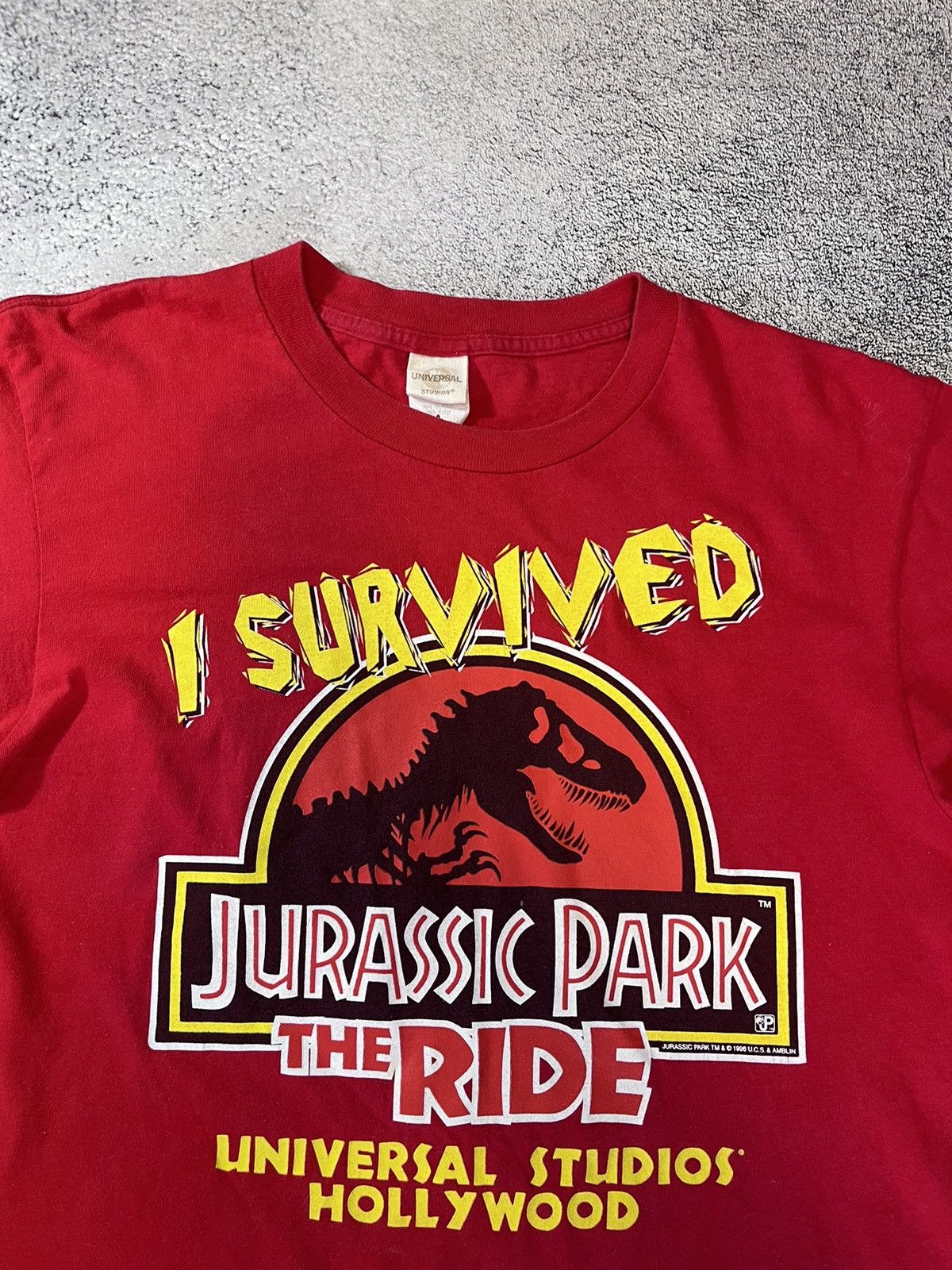 Universal Studios × Vintage Universal Studios T- Shirt Vintage Jurassic Park 1996 Size US L / EU 52-54 / 3 - 3 Thumbnail