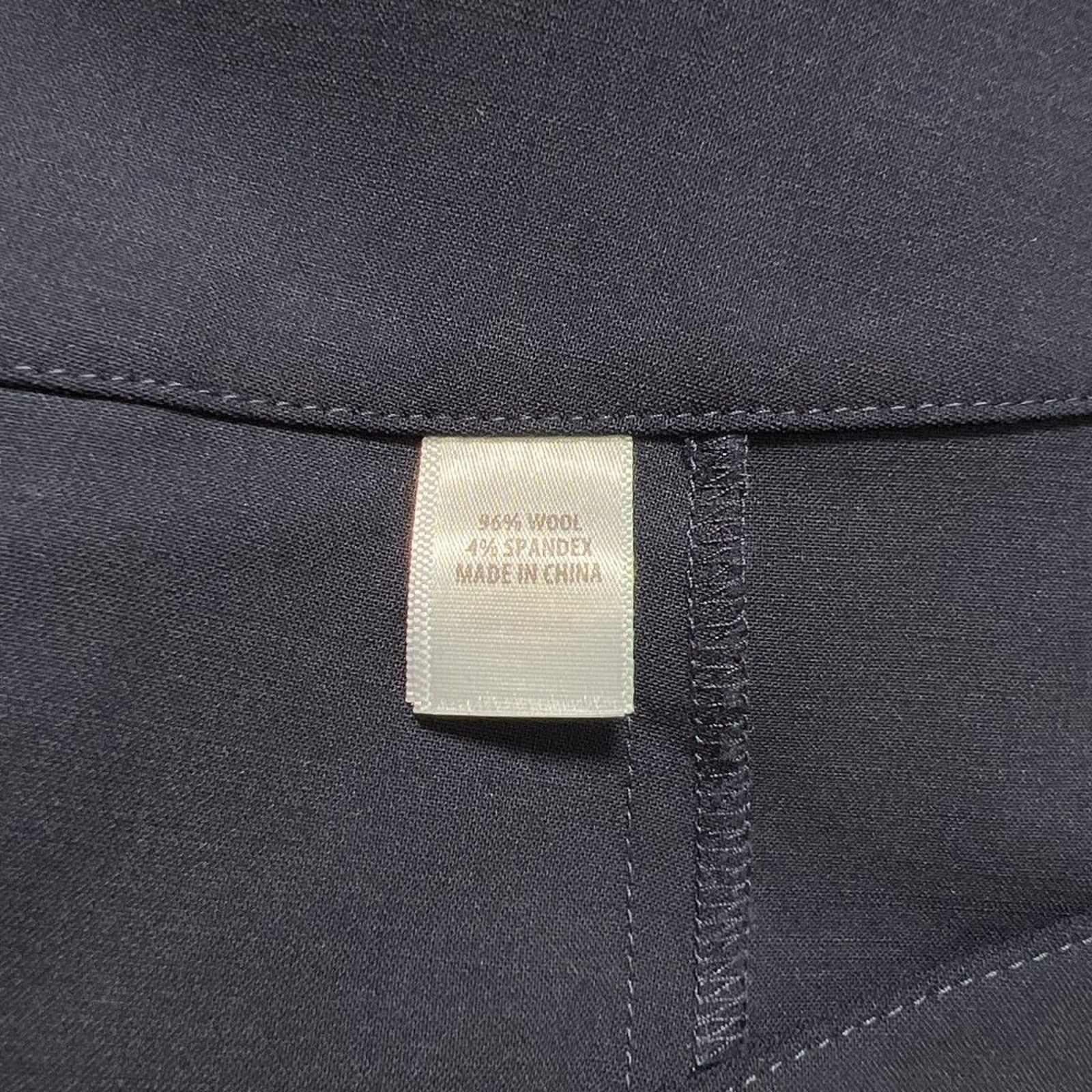 St. John St. John Emma Wool Navy Straight Trousers Size 12 Size 34" / US 12 / IT 48 - 5 Thumbnail
