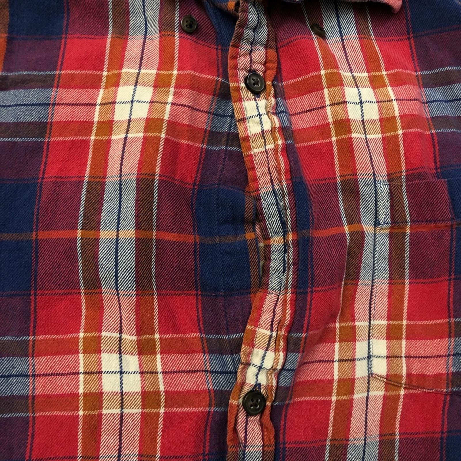 St. Johns Bay Men’s St. John’s Bay Blue/Red Plaid Button Down Size US M / EU 48-50 / 2 - 3 Thumbnail