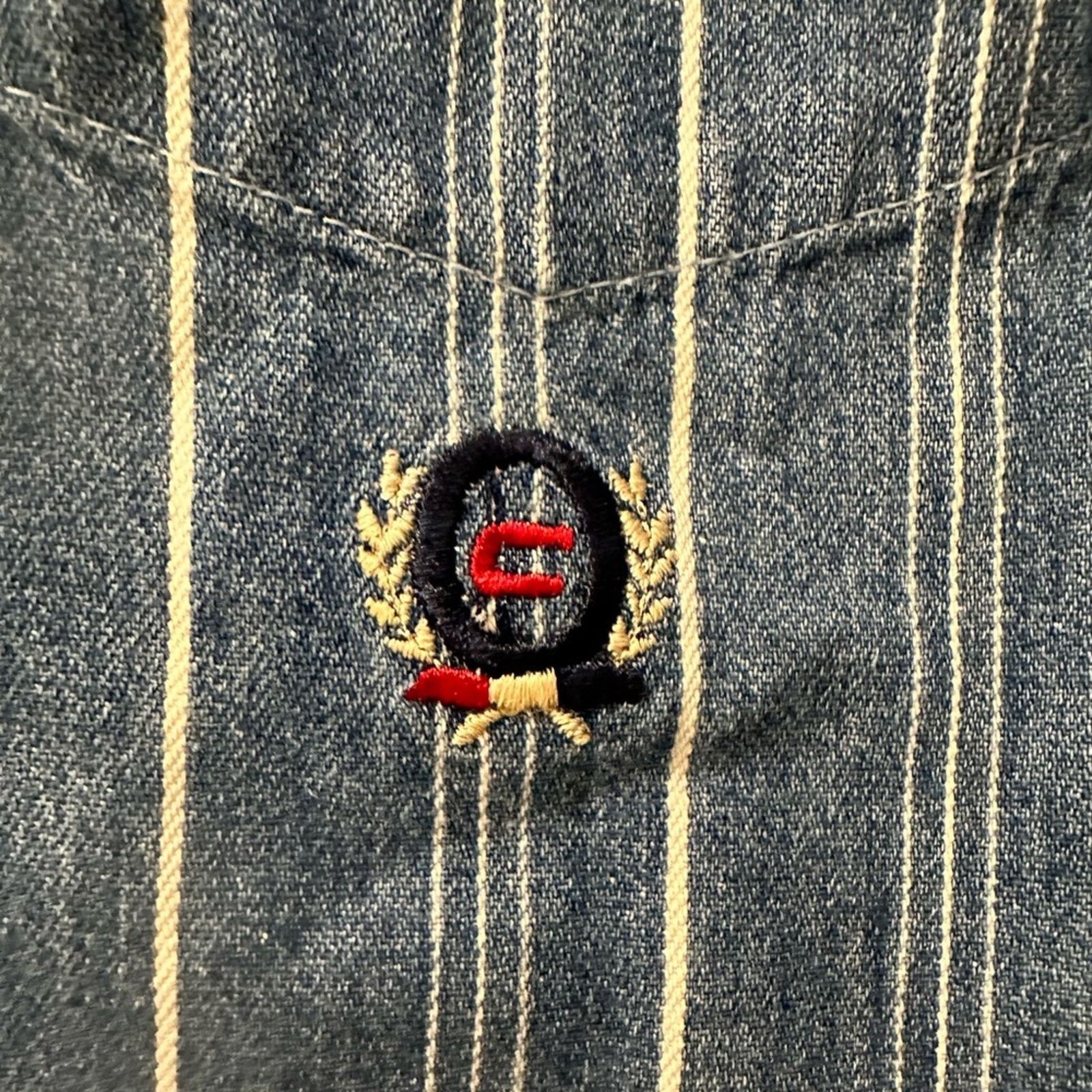 Vintage VINTAGE Coliseum Jeans Denim short sleeve button down Size US M / EU 48-50 / 2 - 3 Thumbnail