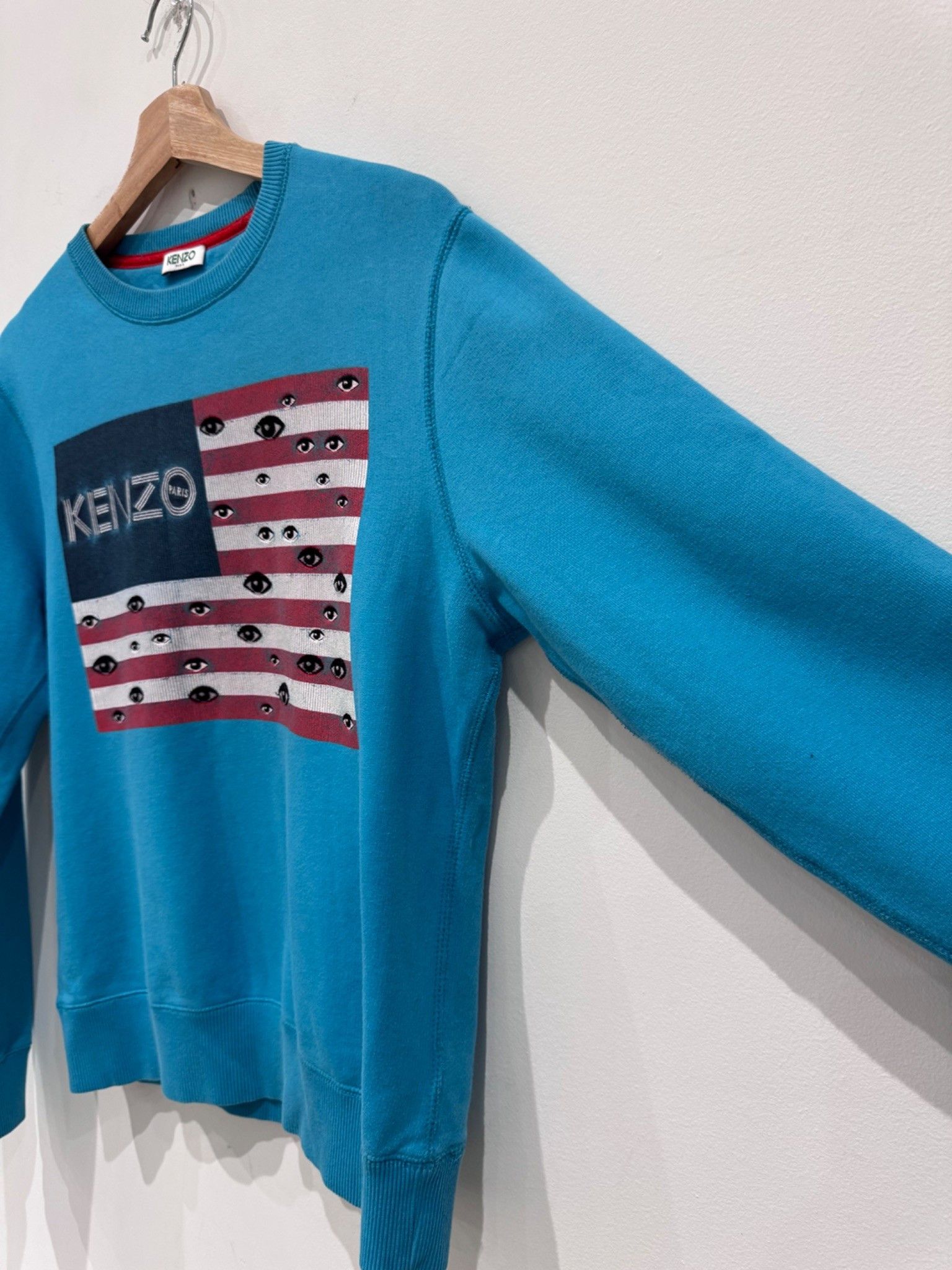 Kenzo Kenzo American Flag Sweatshirt Blue Size US S / EU 44-46 / 1 - 4 Thumbnail