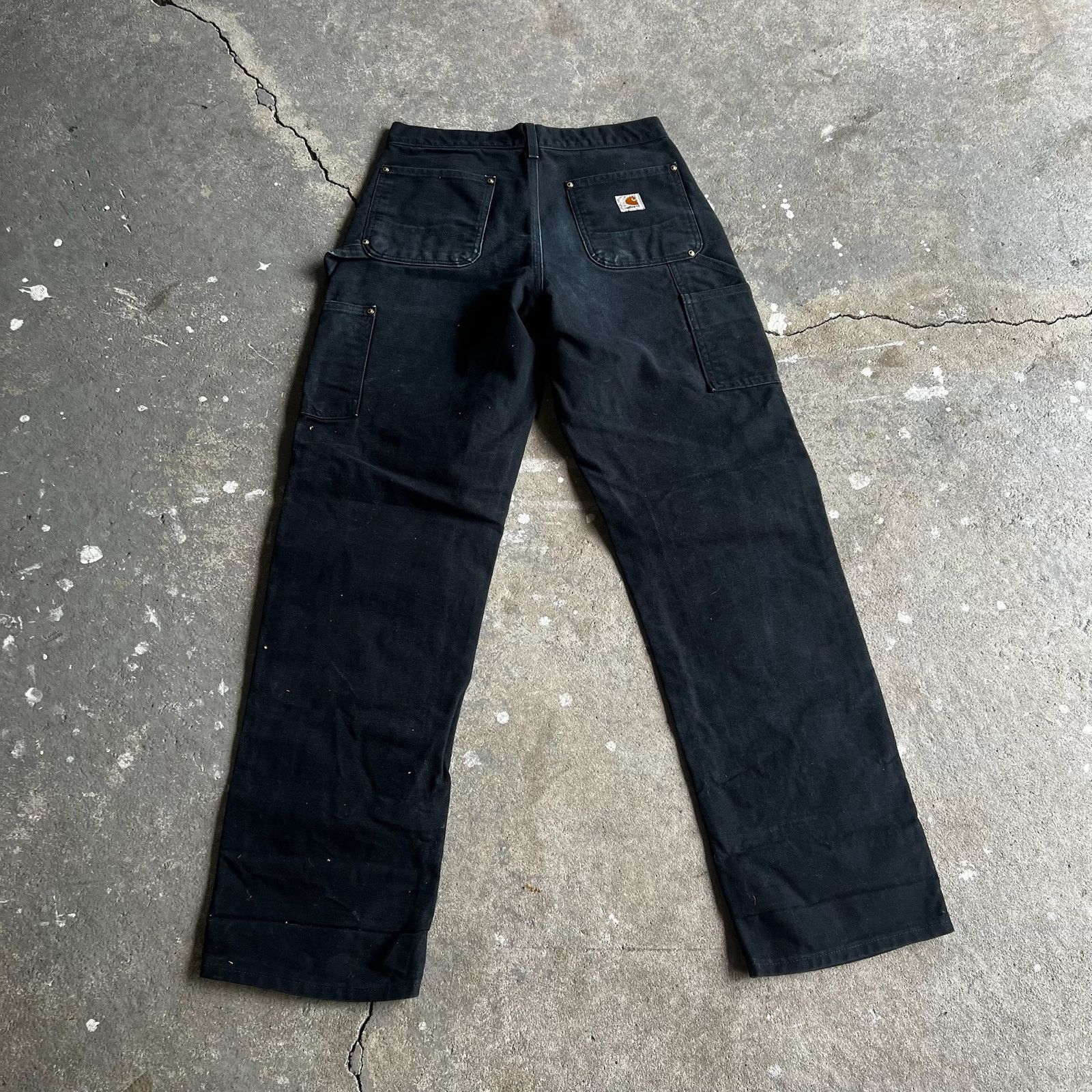Carhartt × Vintage Carhartt black double knee work wear carpenter pants Size US 29 - 5 Thumbnail