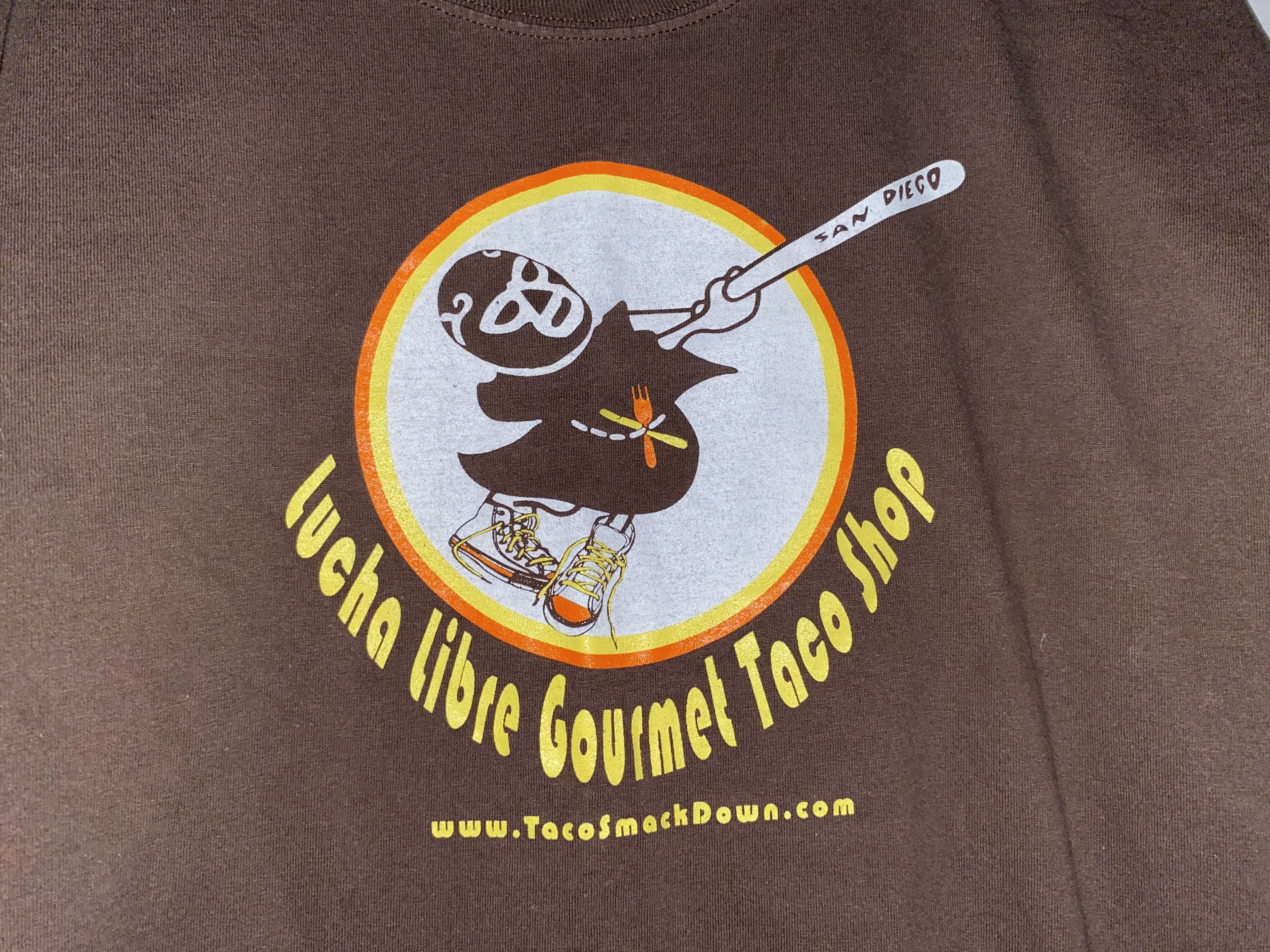 Fruit Of The Loom Lucha Libre Gourmet Taco Shop tee t shirt San Diego Cali CA! Size US XXL / EU 58 / 5 - 2 Thumbnail