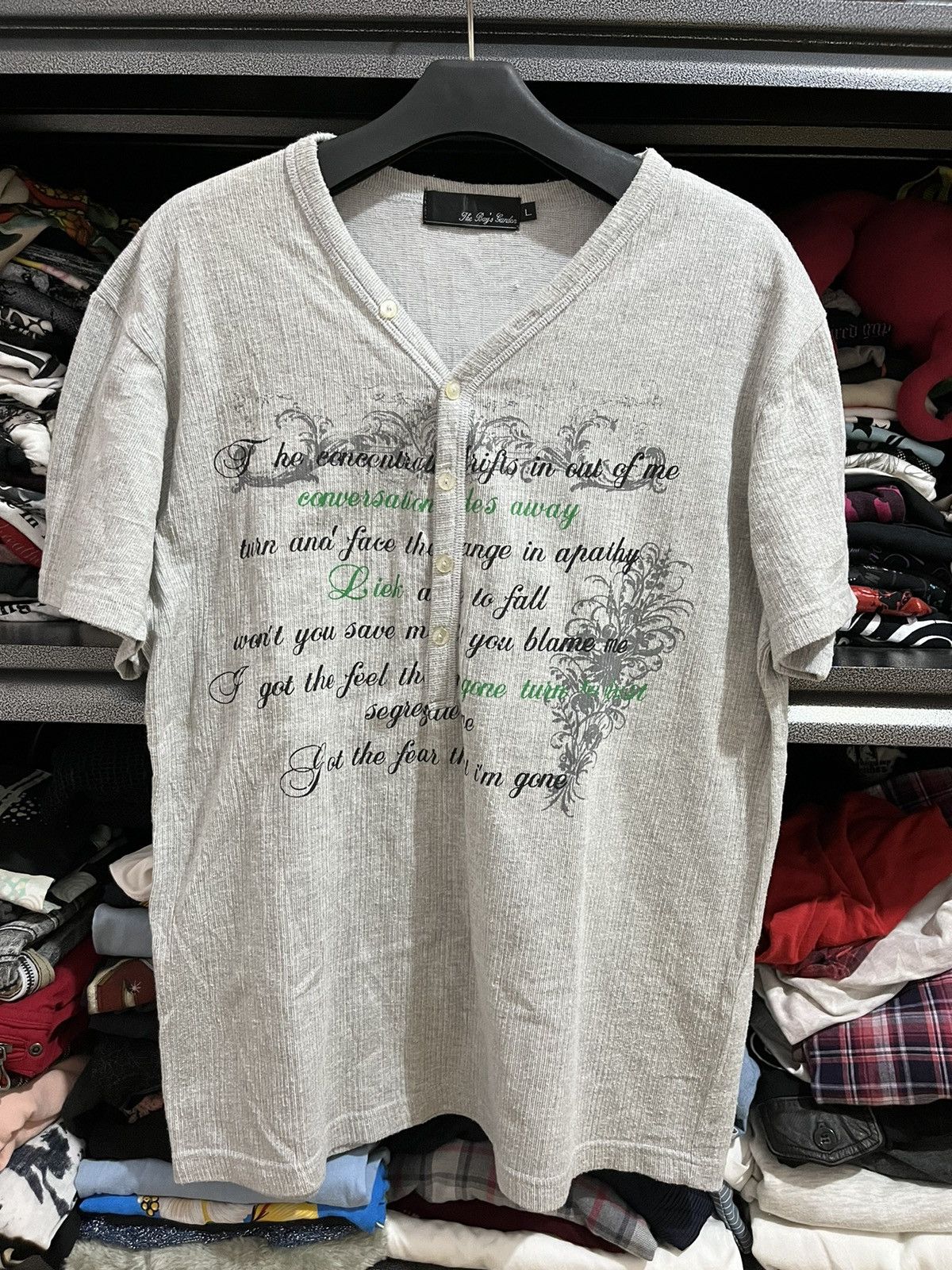 If Six Was Nine The boys garden poem tee Size US M / EU 48-50 / 2 - 1 Thumbnail