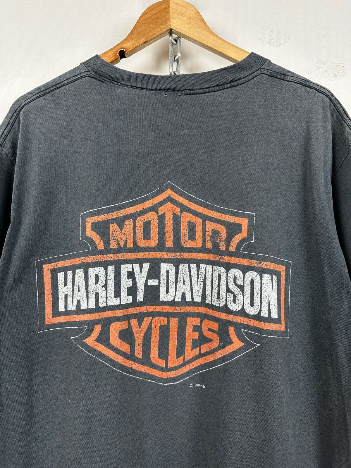 Harley Davidson 1996 Vintage Harley Davidson Nothing Sounds Single Stitch Size US XL / EU 56 / 4 - 9 Thumbnail