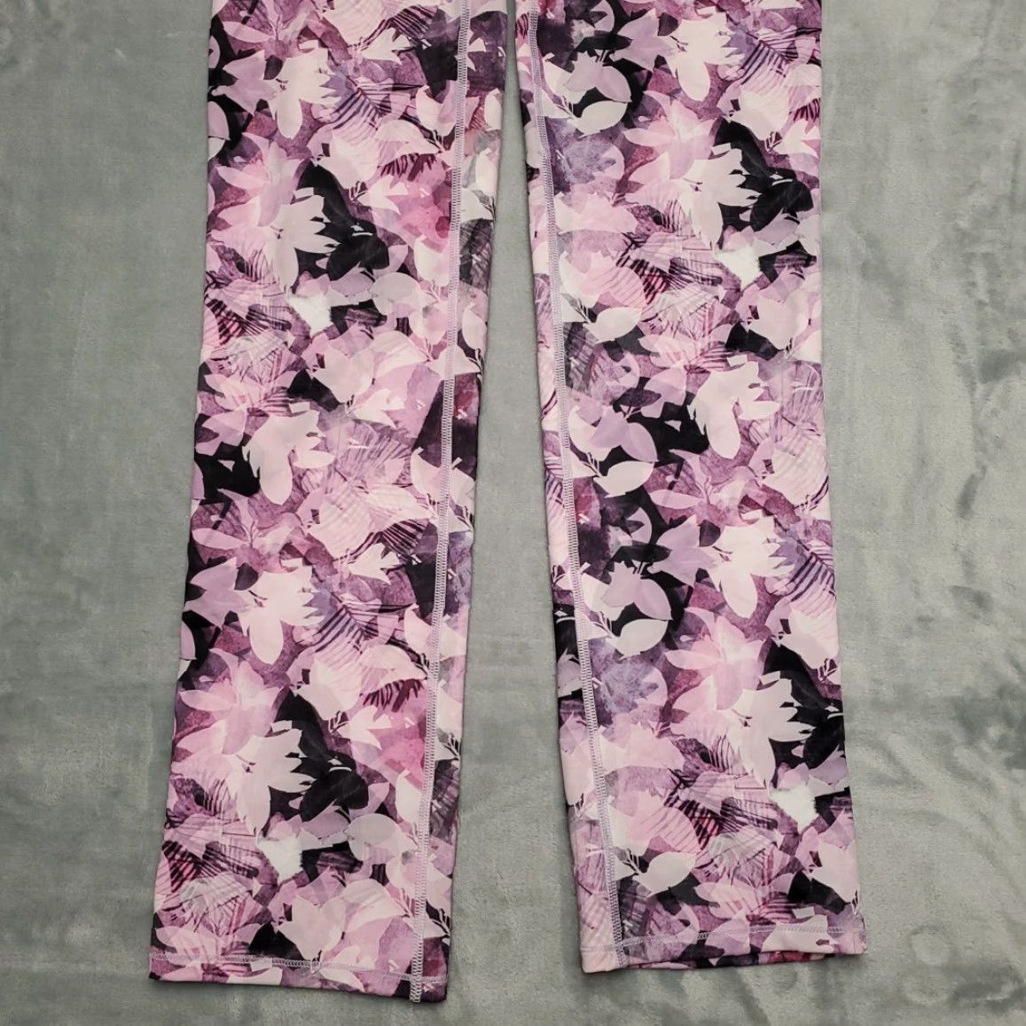 Pinko Duluth Leggings Women XS Pink Floral Stretch Athleisure Pants - Running & Jogging Yoga, Pink Floral, Womens XS Legging Pants Size 26" / US 2 / IT 38 - 2 Thumbnail